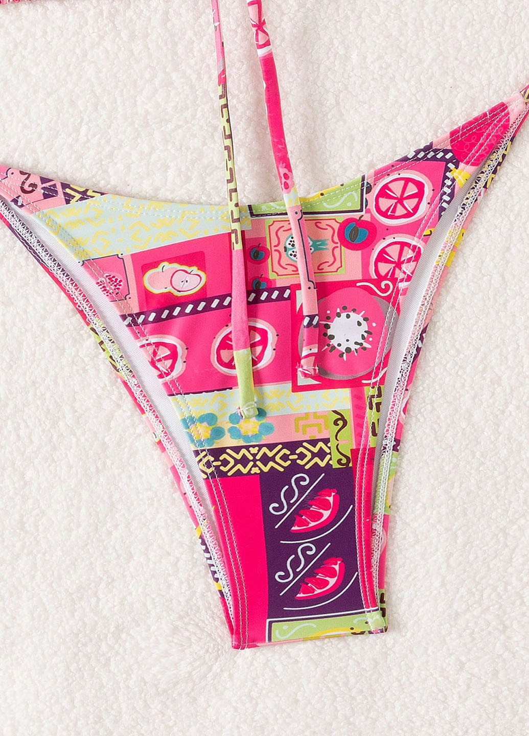 Комбинированный летний купальник (лиф, трусики) бикини, раздельный SHEIN