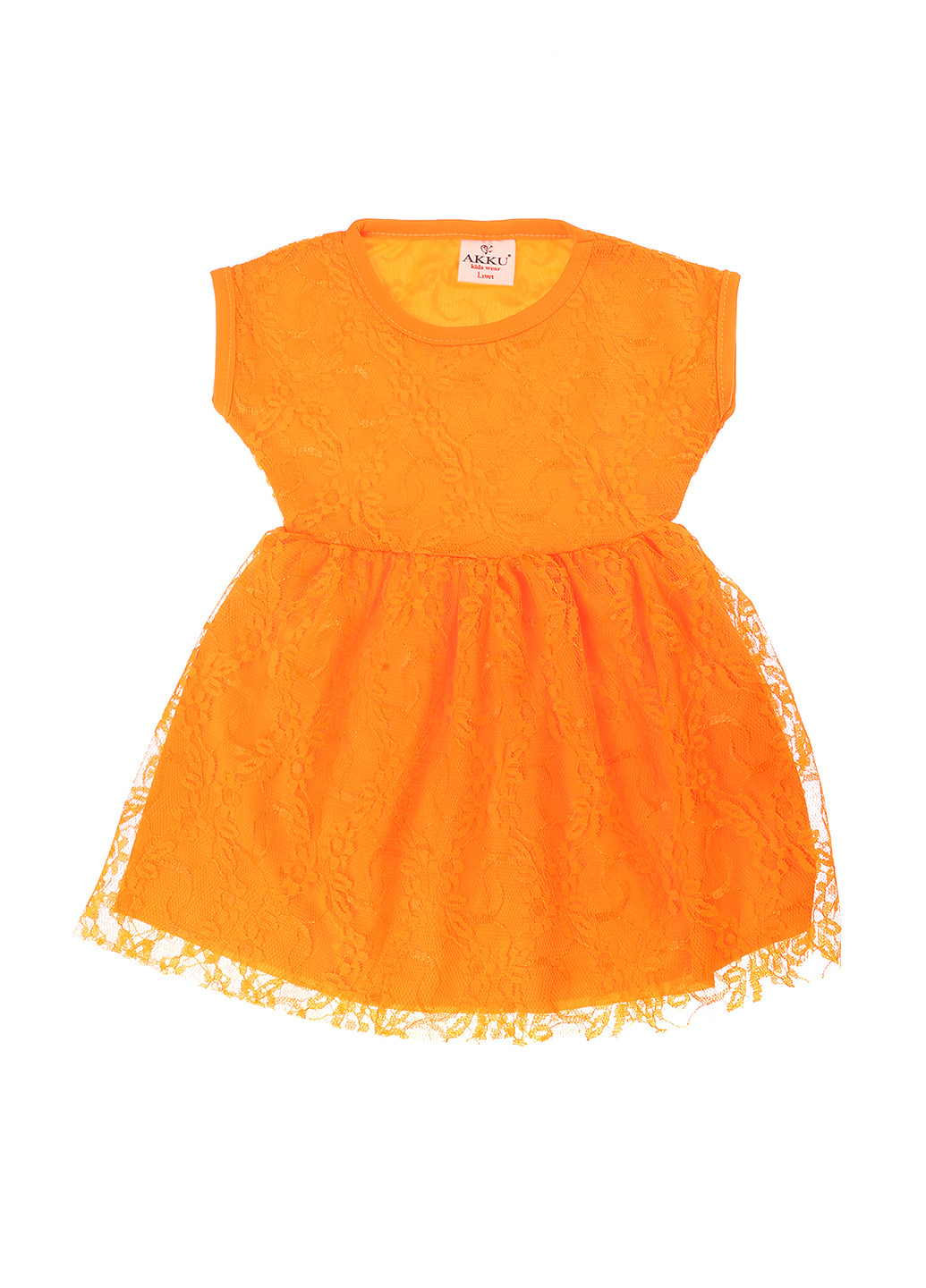 Оранжевое платье Akku (64613227)