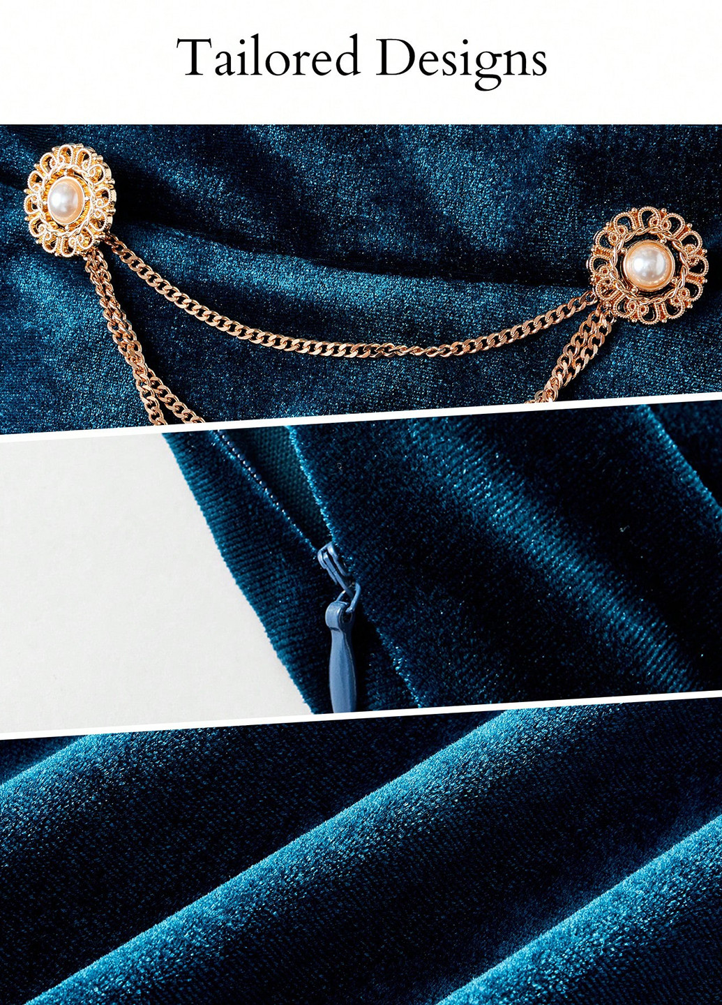 Морской волны вечерний, кэжуал однотонная юбка SHEIN клешированная