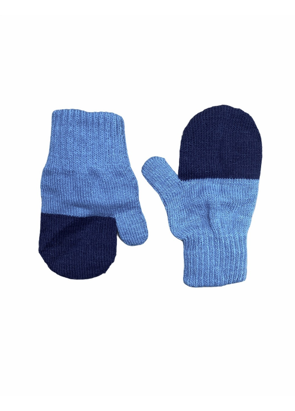 Перчатки H&M полоска голубые кэжуалы