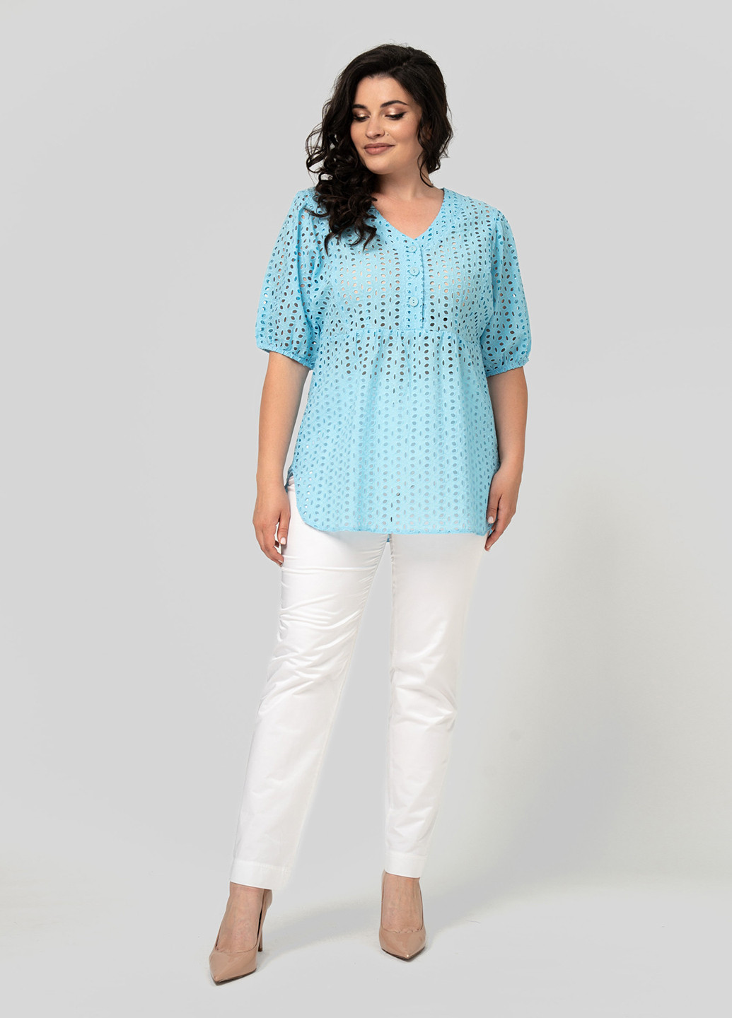 Голубая блуза A'll Posa