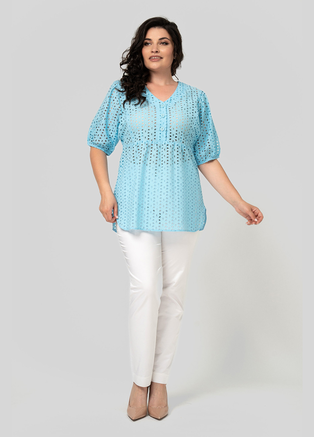 Голубая блуза A'll Posa