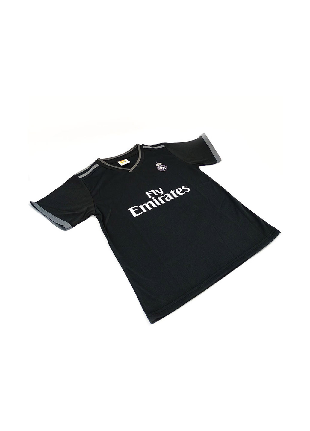 Чорний літній футбольна форма (футболка, шорти) з шортами No Brand