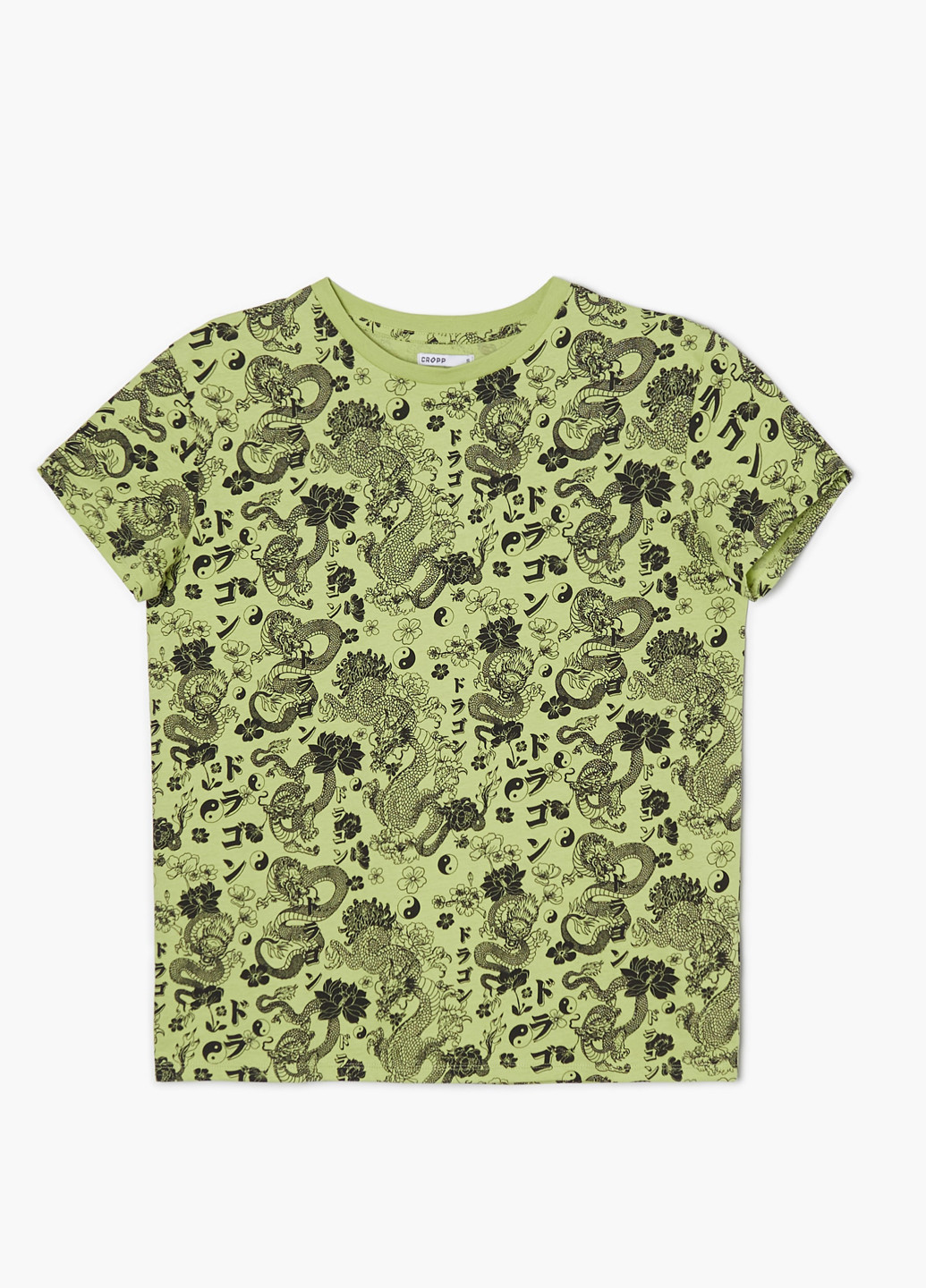 Світло-зелена літня футболка Cropp