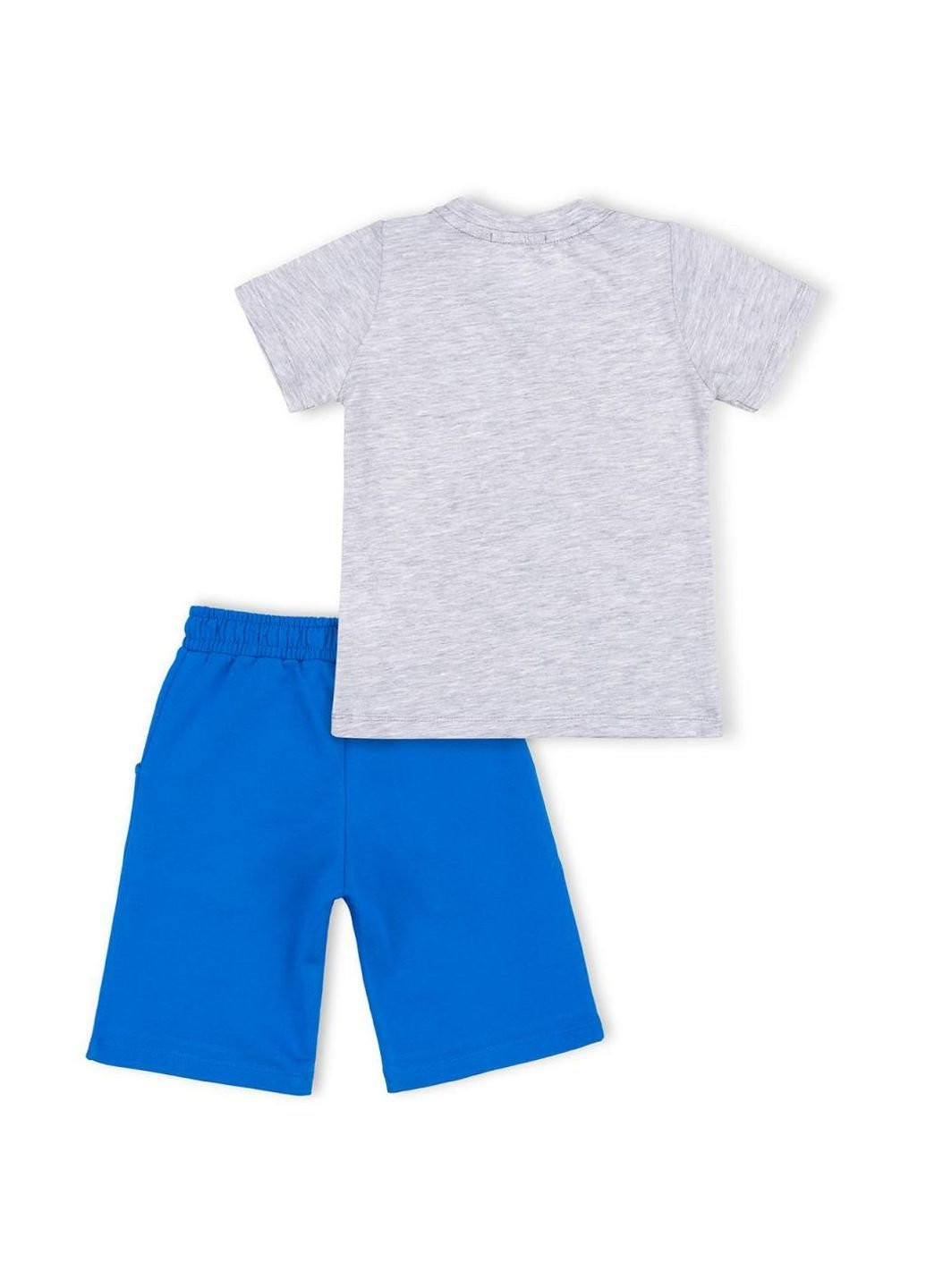 Синій літній набір дитячого одягу "awesome" (11061-98b-gray) Breeze