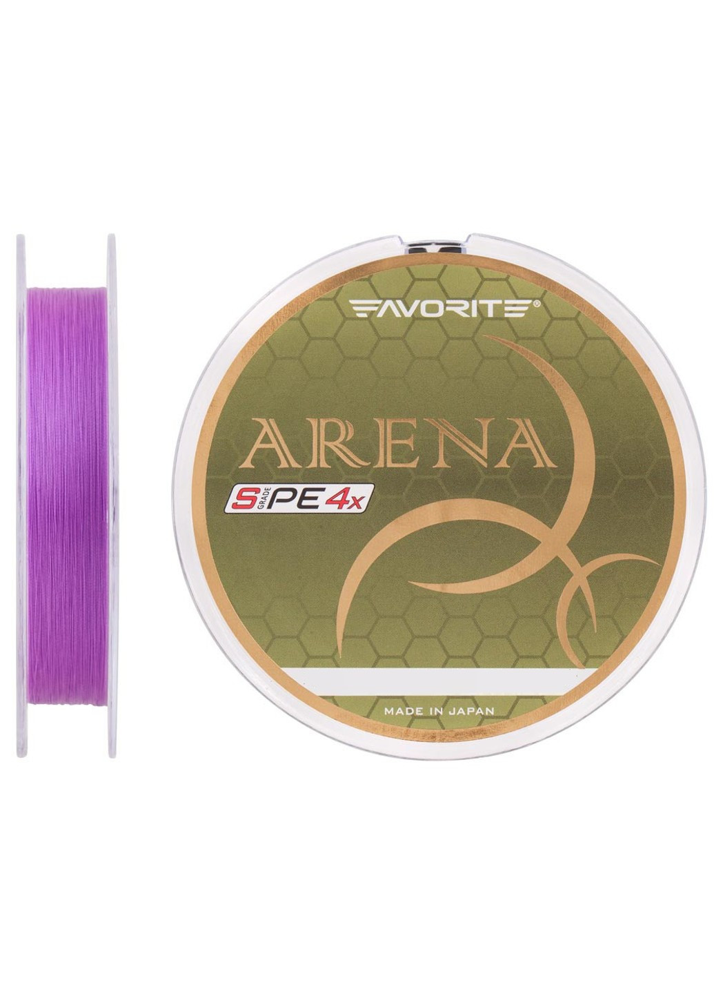 Шнур Arena PE 4x 150м (purple) #0.175/0.071mm 4lb/1.4kg (1693-10-96) Favorite (252468877)