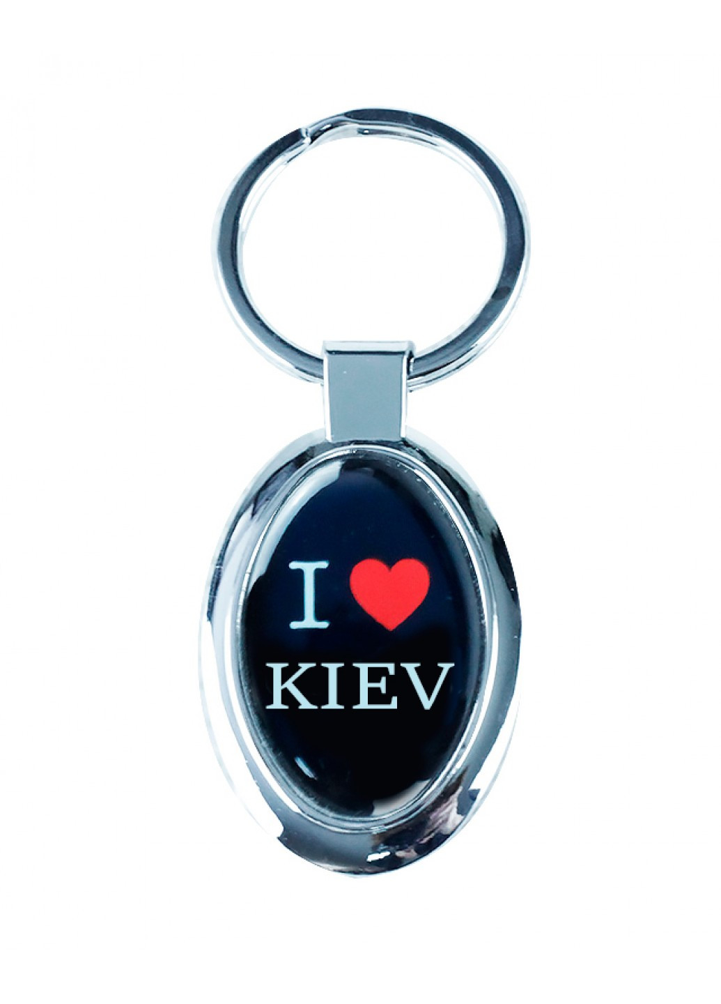 Брелок "I Love Kiev"; черный овальный, Champ 447275-2 o* (208083083)