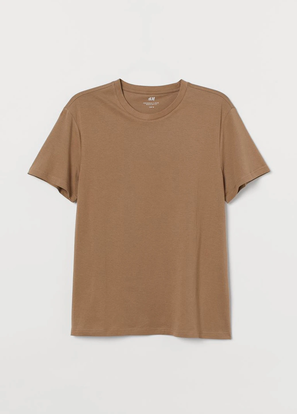 Темно-бежева футболка H&M