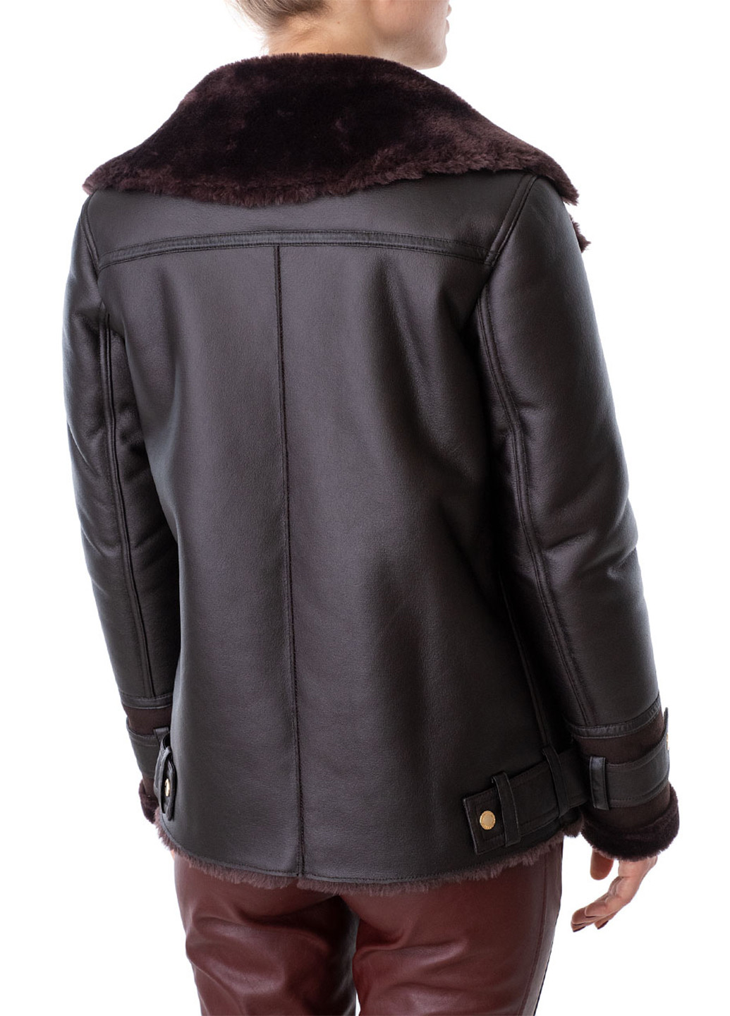 Темно-коричневая зимняя куртка Trussardi