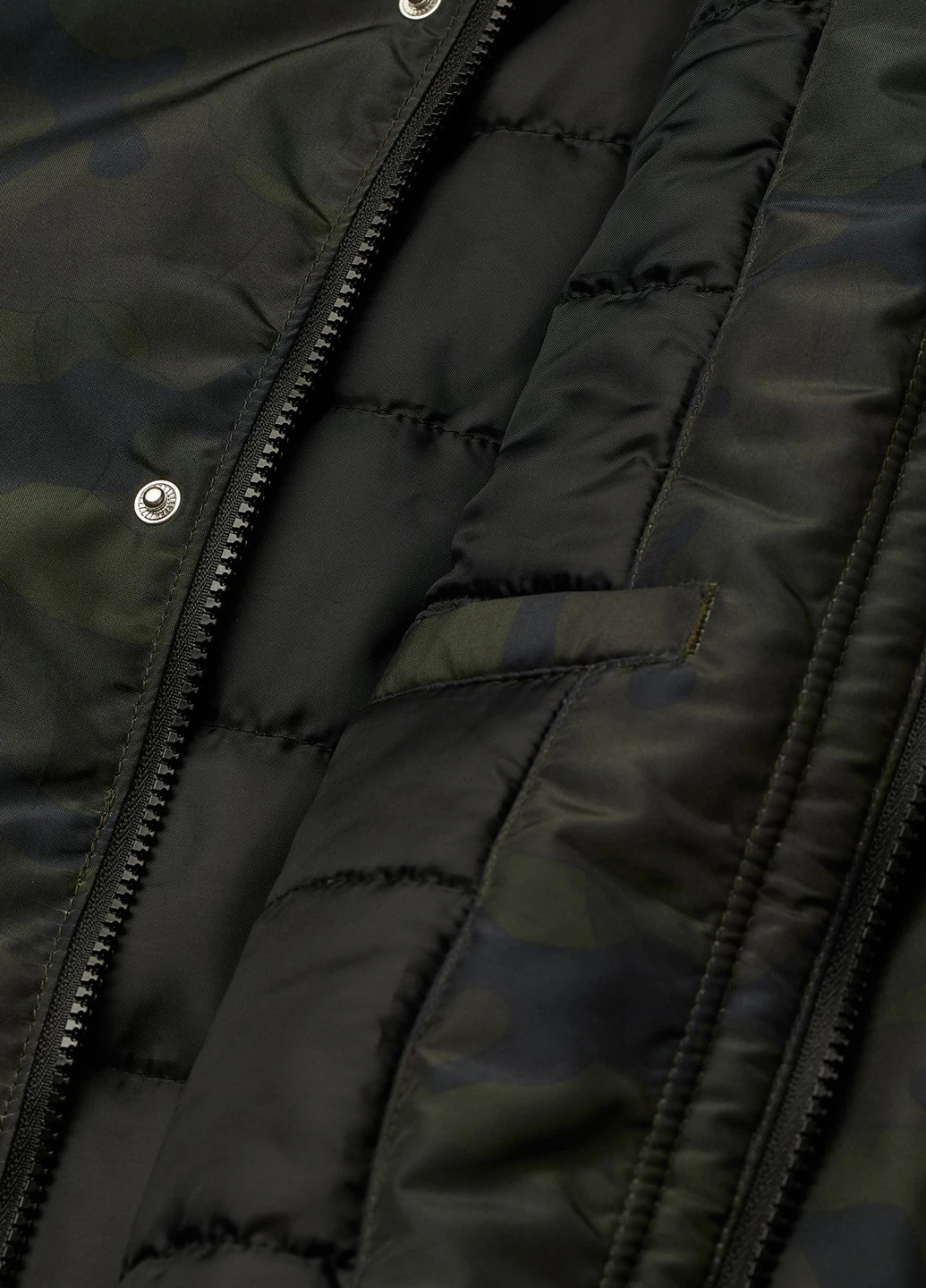 Оливкова (хакі) демісезонна куртка H&M