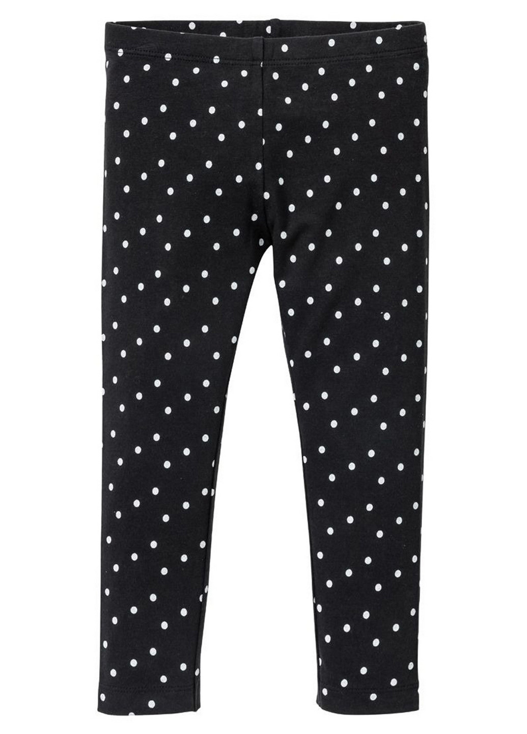 Черно-белая всесезон пижама (лонгслив, леггинсы) Lupilu