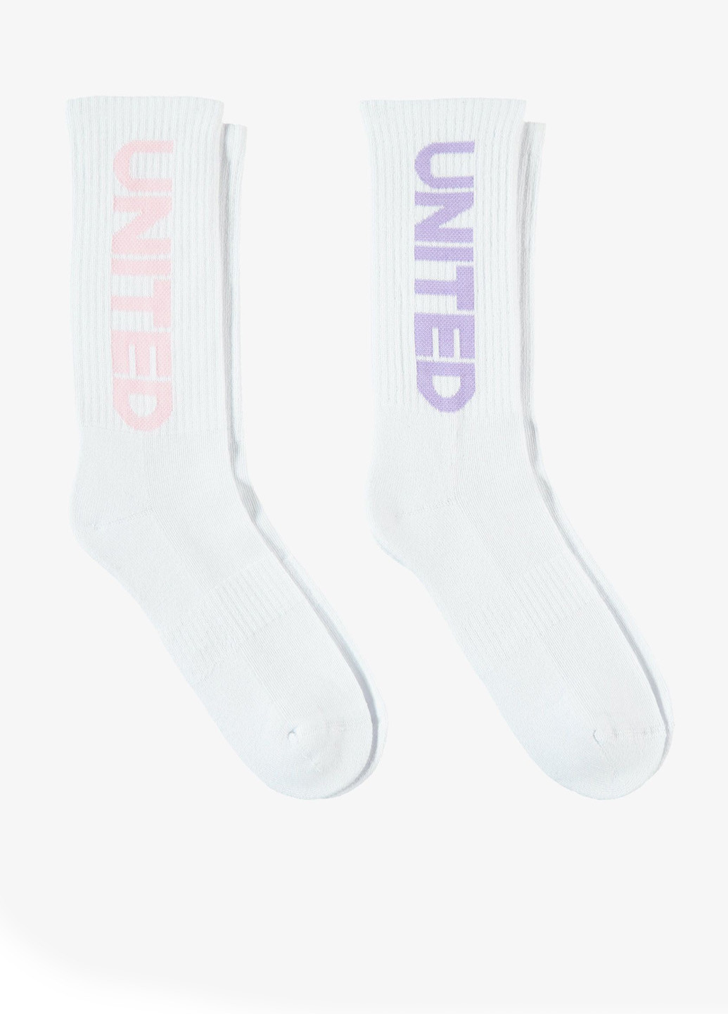 Белые носки (2 пары) UNITED4 логотипы (329059792)