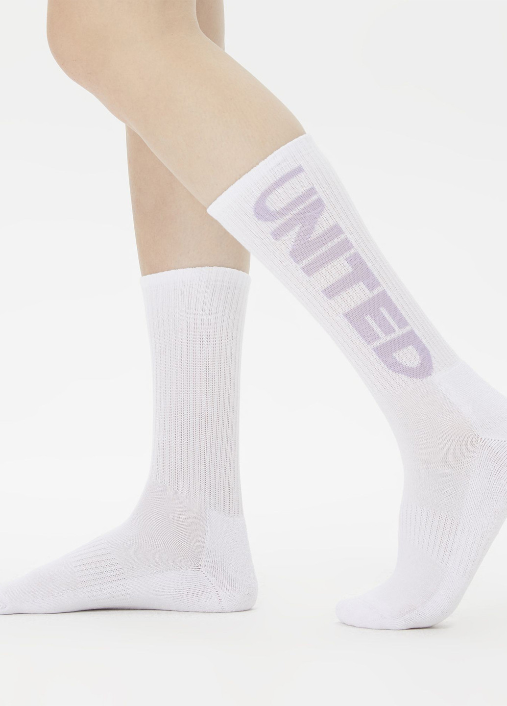 Белые носки (2 пары) UNITED4 логотипы (329059792)
