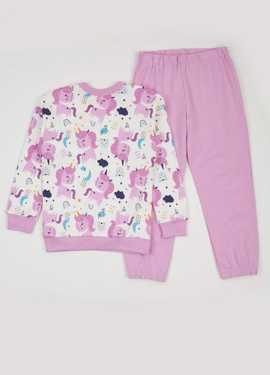 Рожевий демісезонний комплект (світшот, штани) Ляля