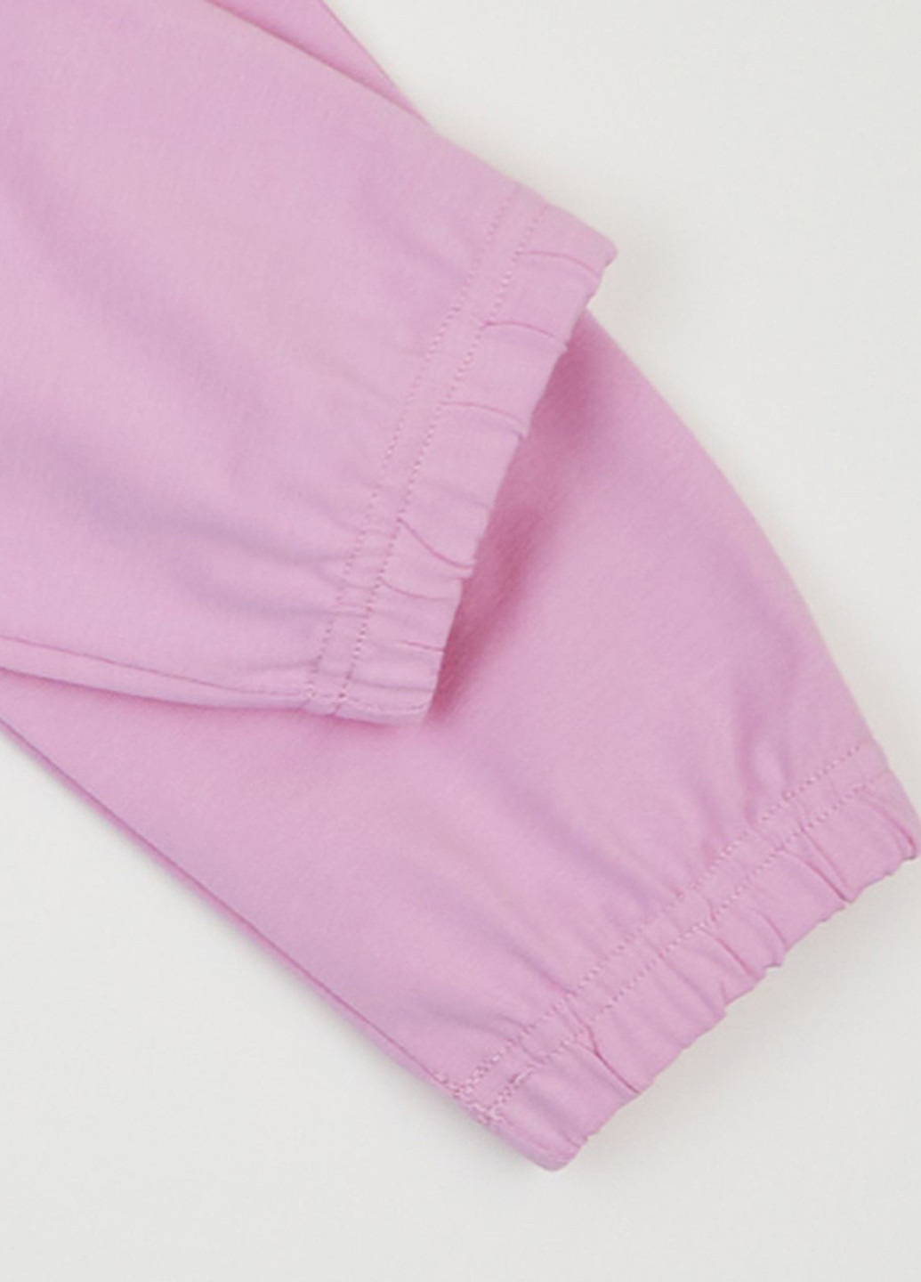 Розовый демисезонный комплект (свитшот, брюки) Ляля
