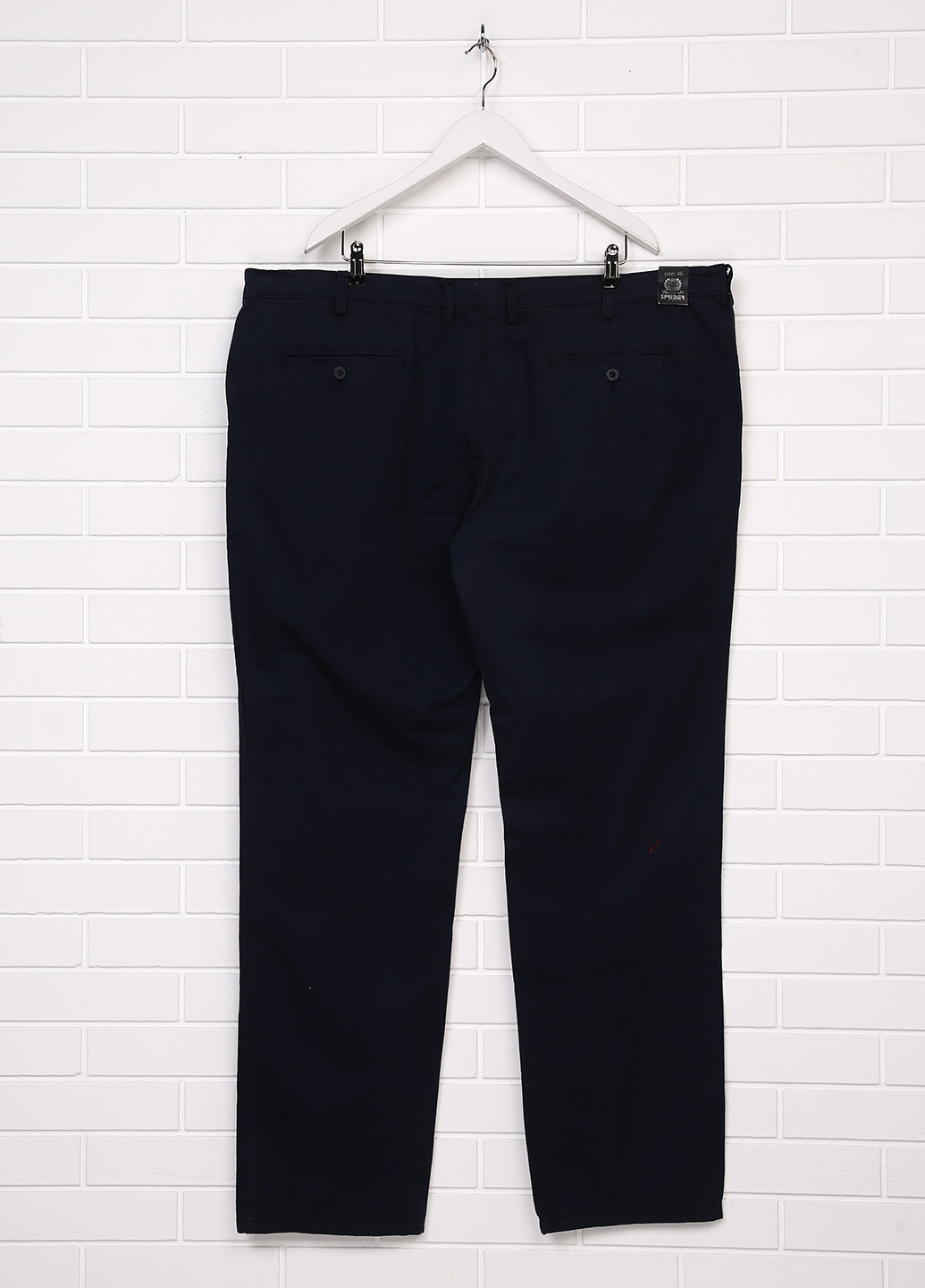 Темно-синие кэжуал демисезонные прямые брюки Sprider
