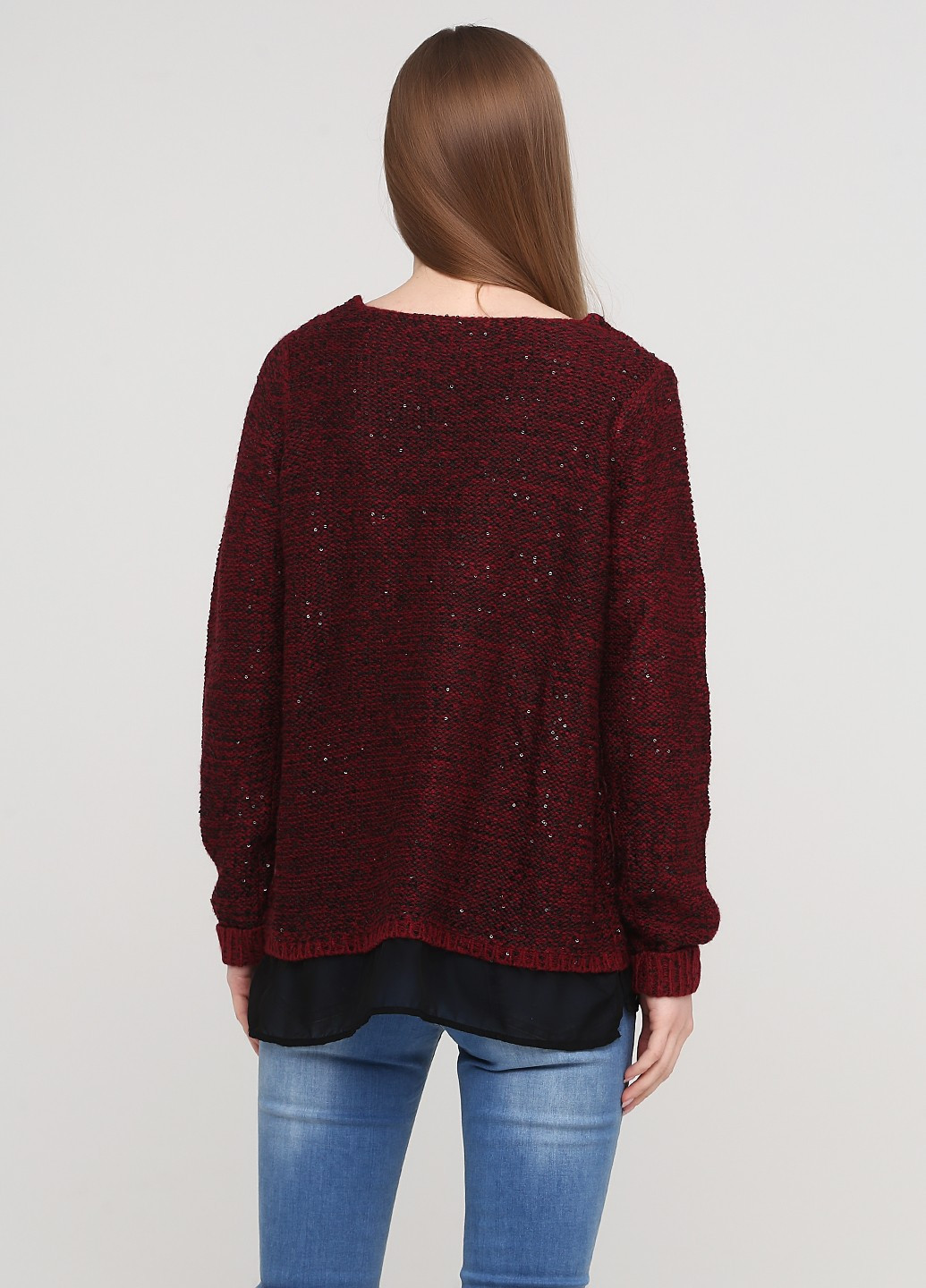Бордовый демисезонный свитер Esmara