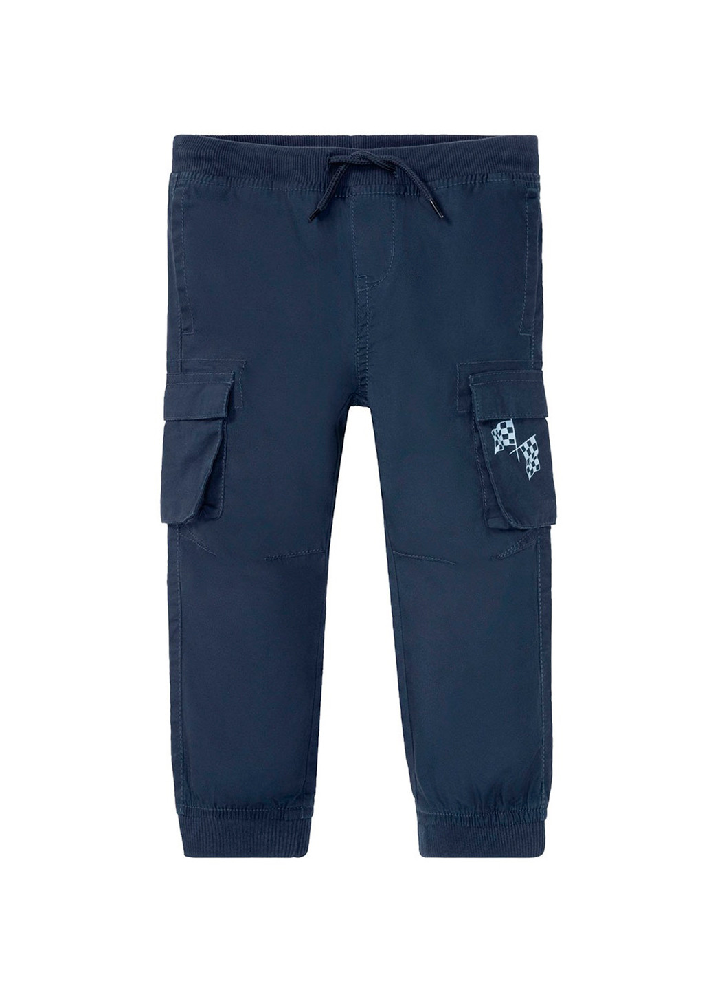 Темно-синие спортивные демисезонные брюки карго Lupilu