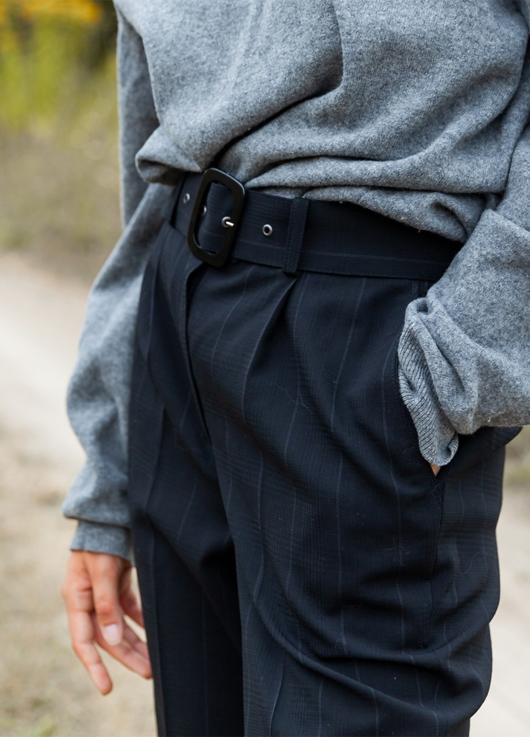 Черные классические демисезонные галифе, зауженные брюки MiNiMax