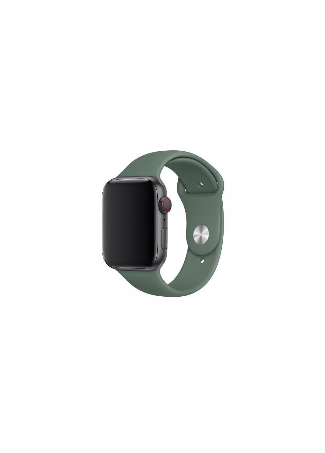 Ремінець Sport Band для Apple Watch 38 / 40mm силіконовий зелений спортивний size (s) Series6 5 4 3 2 1 Pine Green ARM (222374759)