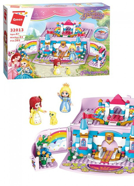 Конструктор 32013 Замок принцеси в ящику, 301 деталь Qman (253827858)