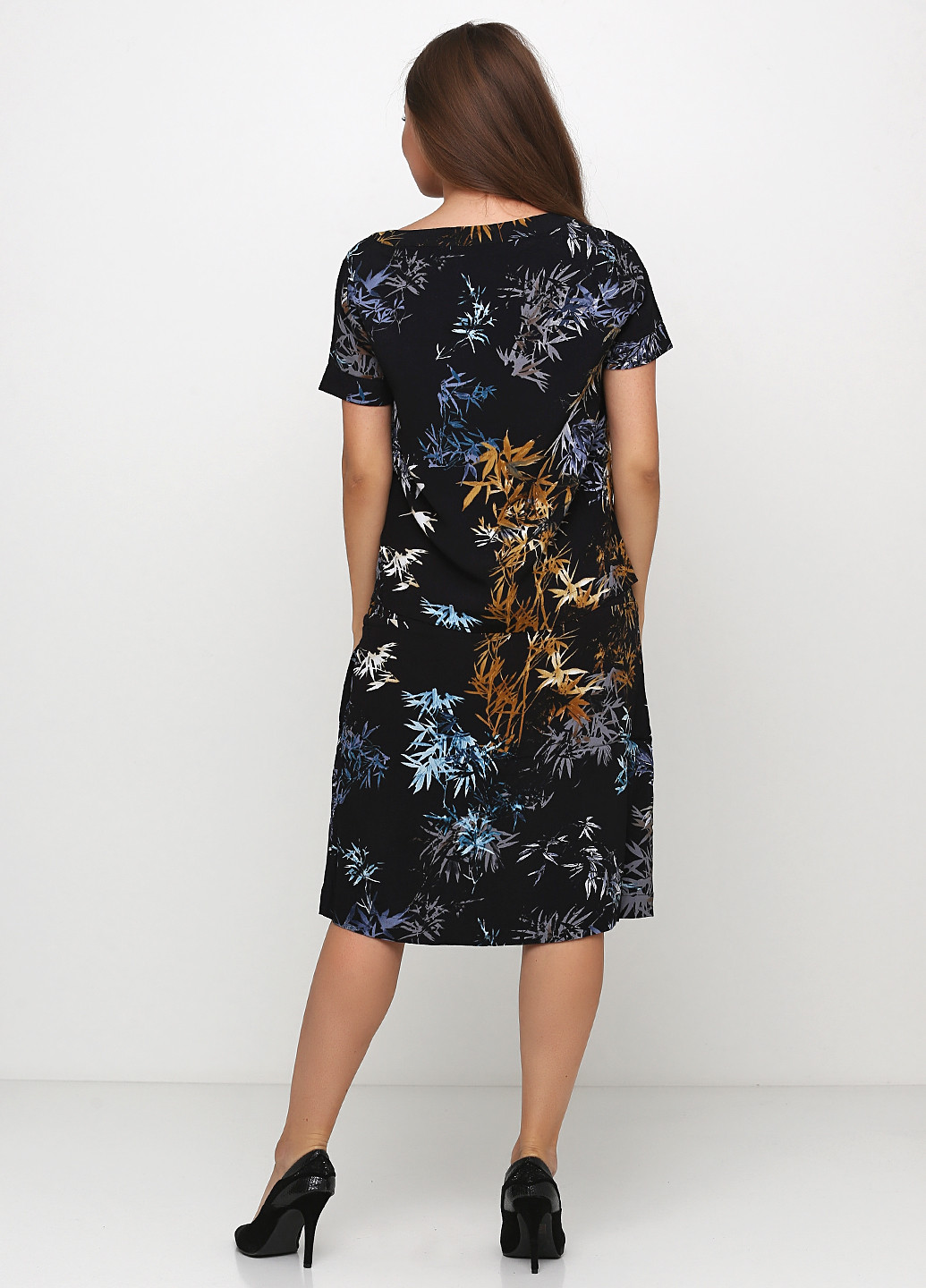 Черное кэжуал платье Denim Hunter