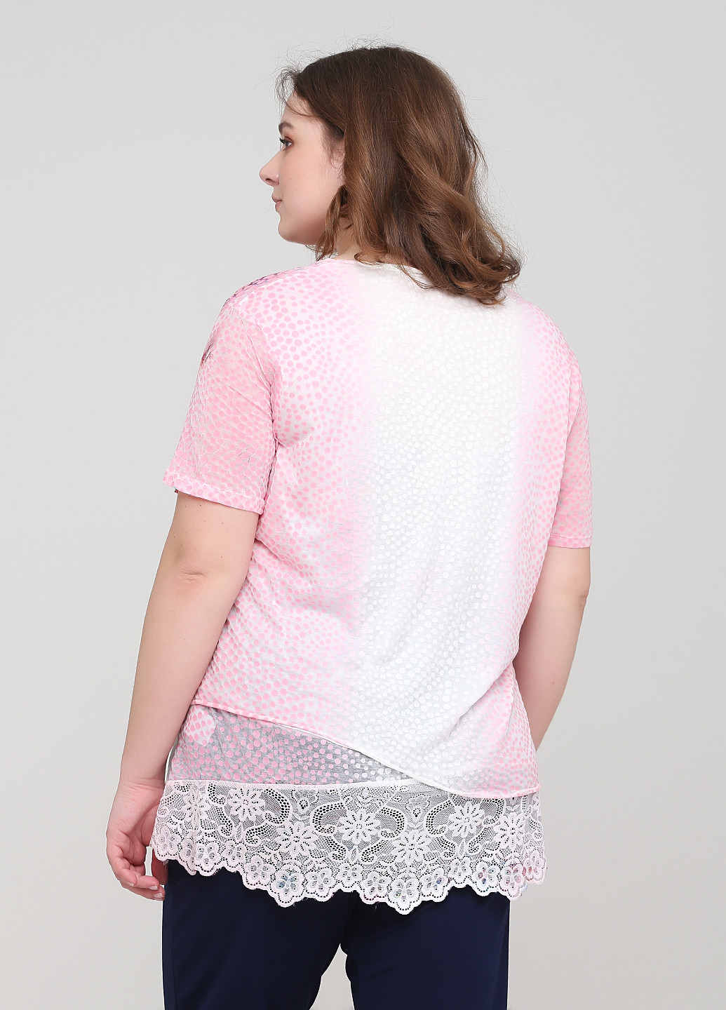 Светло-розовая блуза Vivace