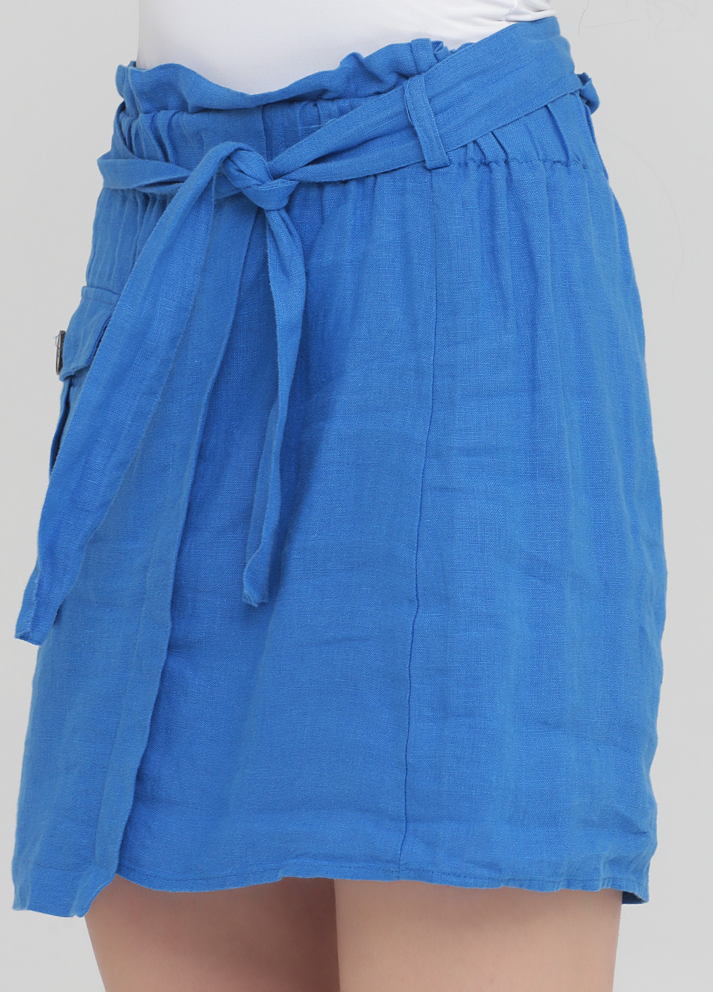 Синяя кэжуал меланж юбка Dilvin