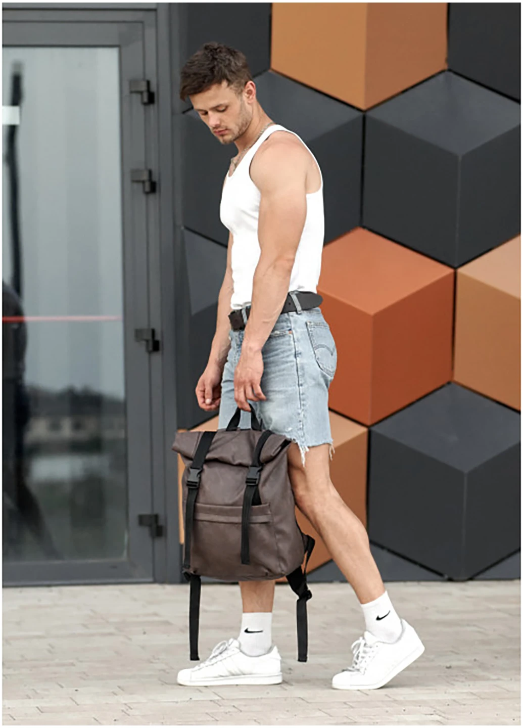 Чоловічий рюкзак ролл 41х30х16 см Sambag (252130881)