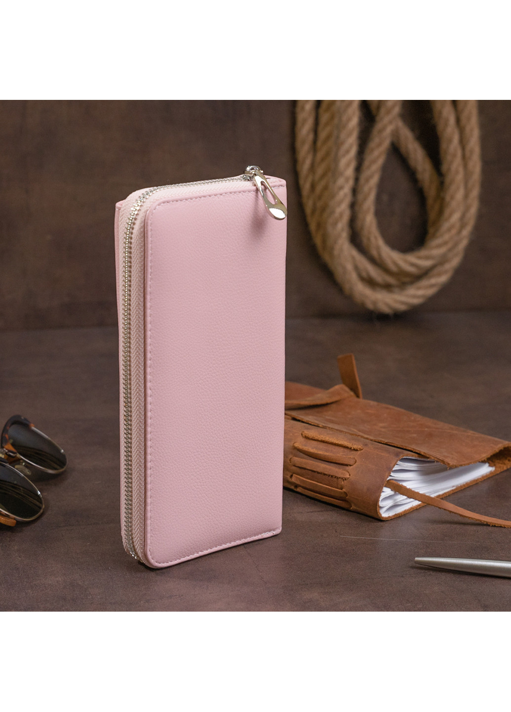 Жіночий шкіряний гаманець 20х10х2 см st leather (252126802)