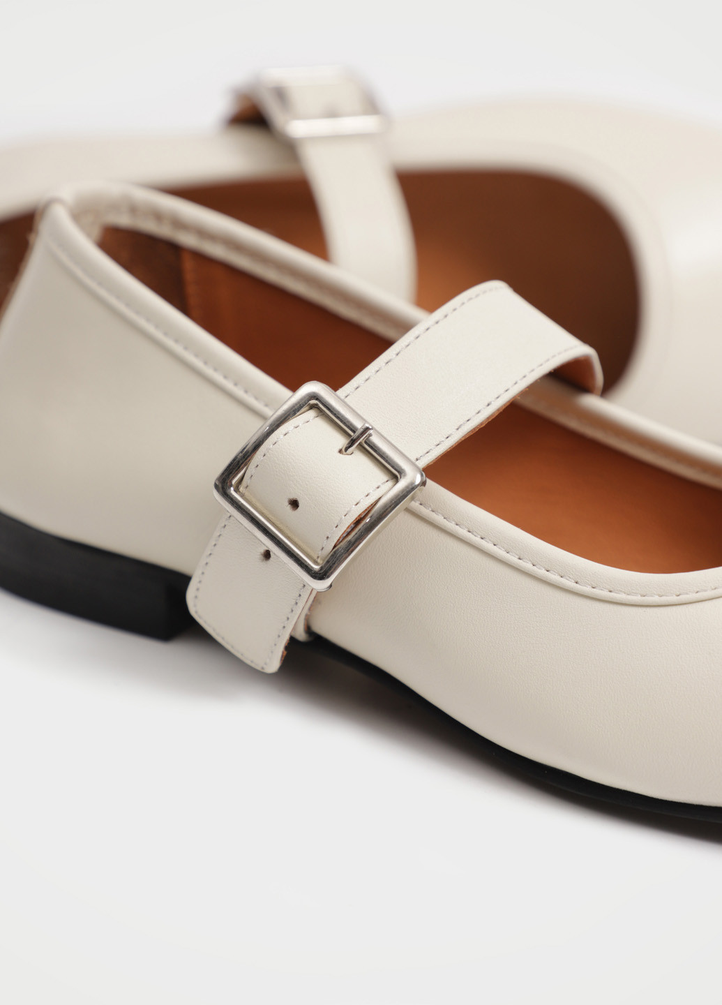 Respect Туфли мери джейн бежевый з натуральная кожа, украина — лето (331020789)