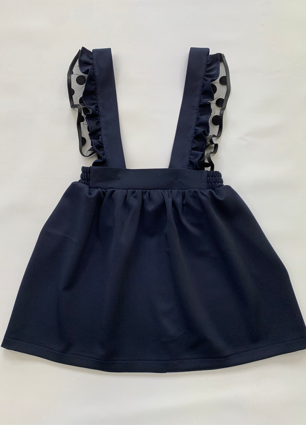 Синяя кэжуал однотонная юбка Sasha клешированная