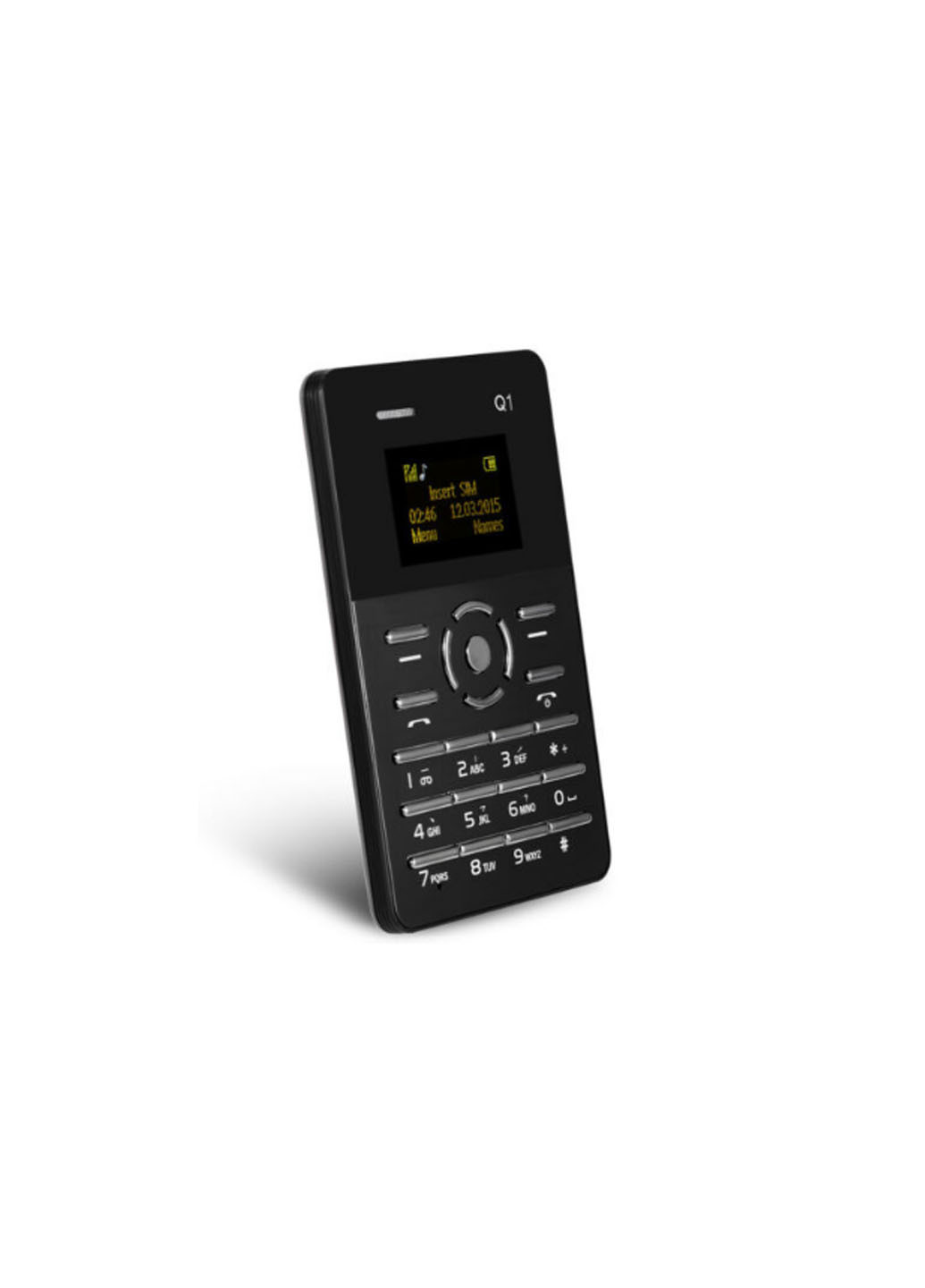 Мини мобильный маленький телефон Gtstar Card Phone Q1 black No Name чёрный  ? Купить в интернет-магазине Каста ? Киев, Одесса, Харьков ? Доставка по  всей Украине! (#239798410)