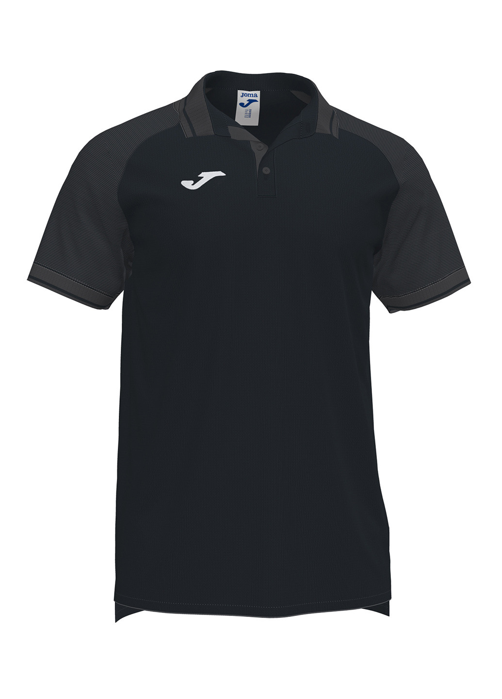 Черная футболка-поло для мужчин Joma однотонная