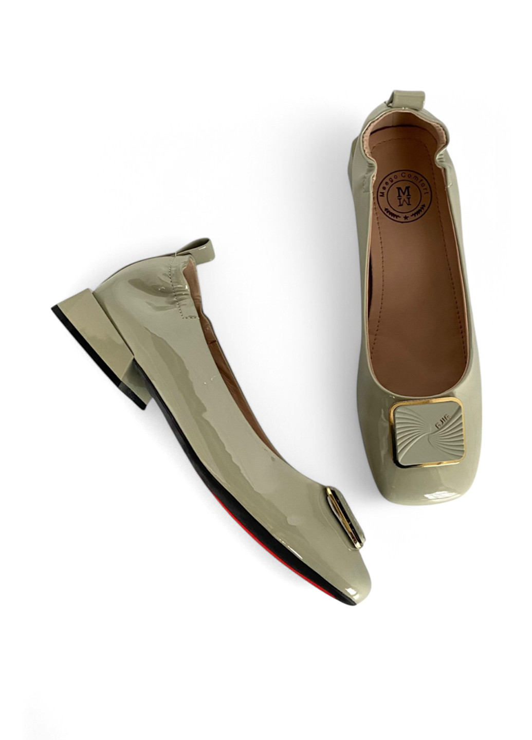 Meego Туфлі оливковий з натуральна шкіра, румунія — демісезон (322265312)