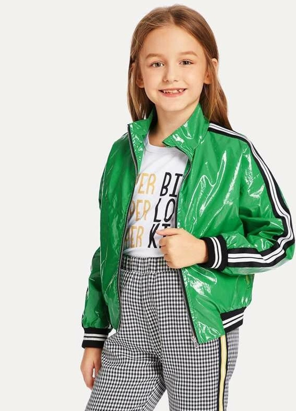 Бомбер SHEIN на блискавці (253394124)