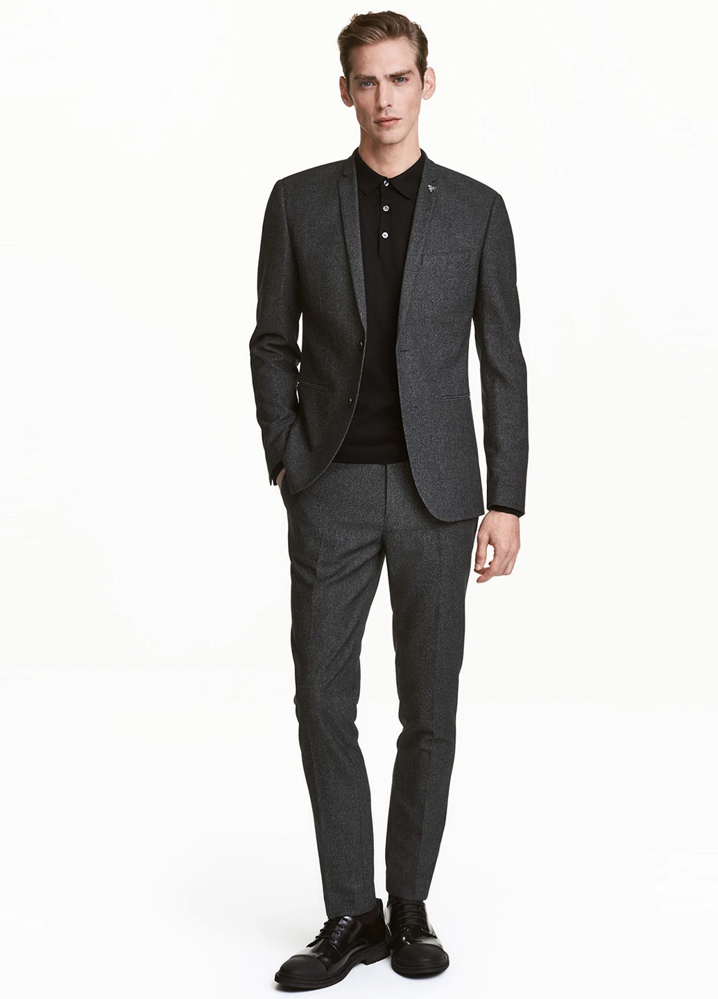 Брюки,темно-сірий, H&M (243184699)