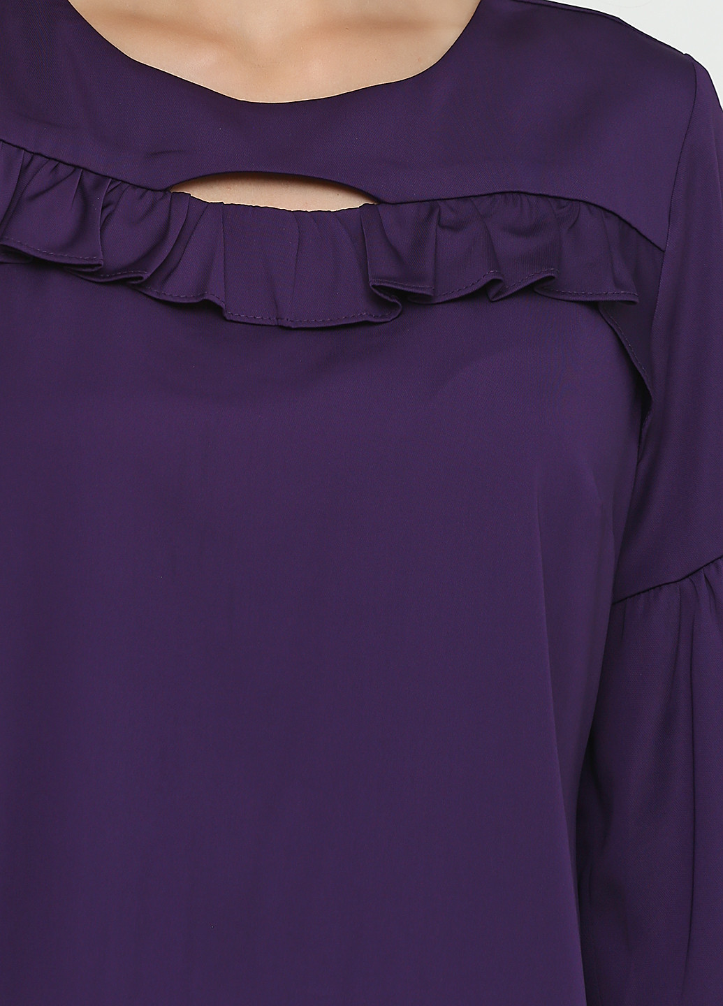 Фиолетовое кэжуал платье платье-футболка Imperial однотонное