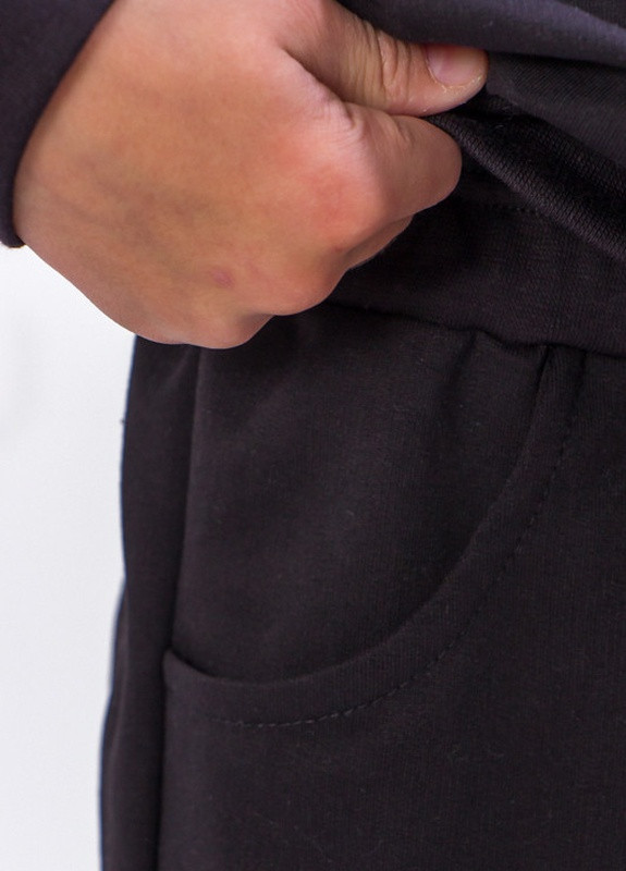 Черный демисезонный костюм для мальчика Носи своє 6063