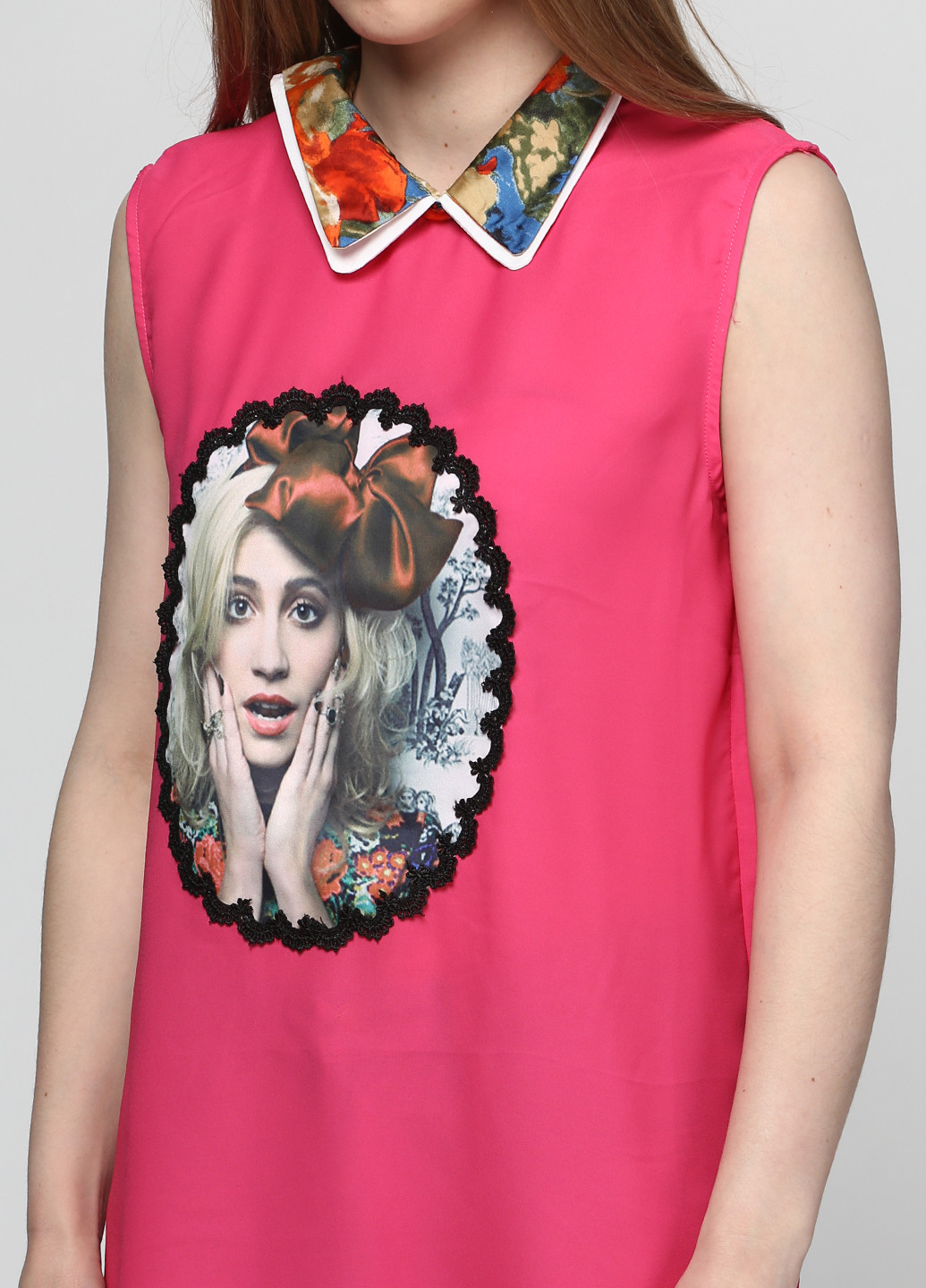 Фуксия блуза Renais