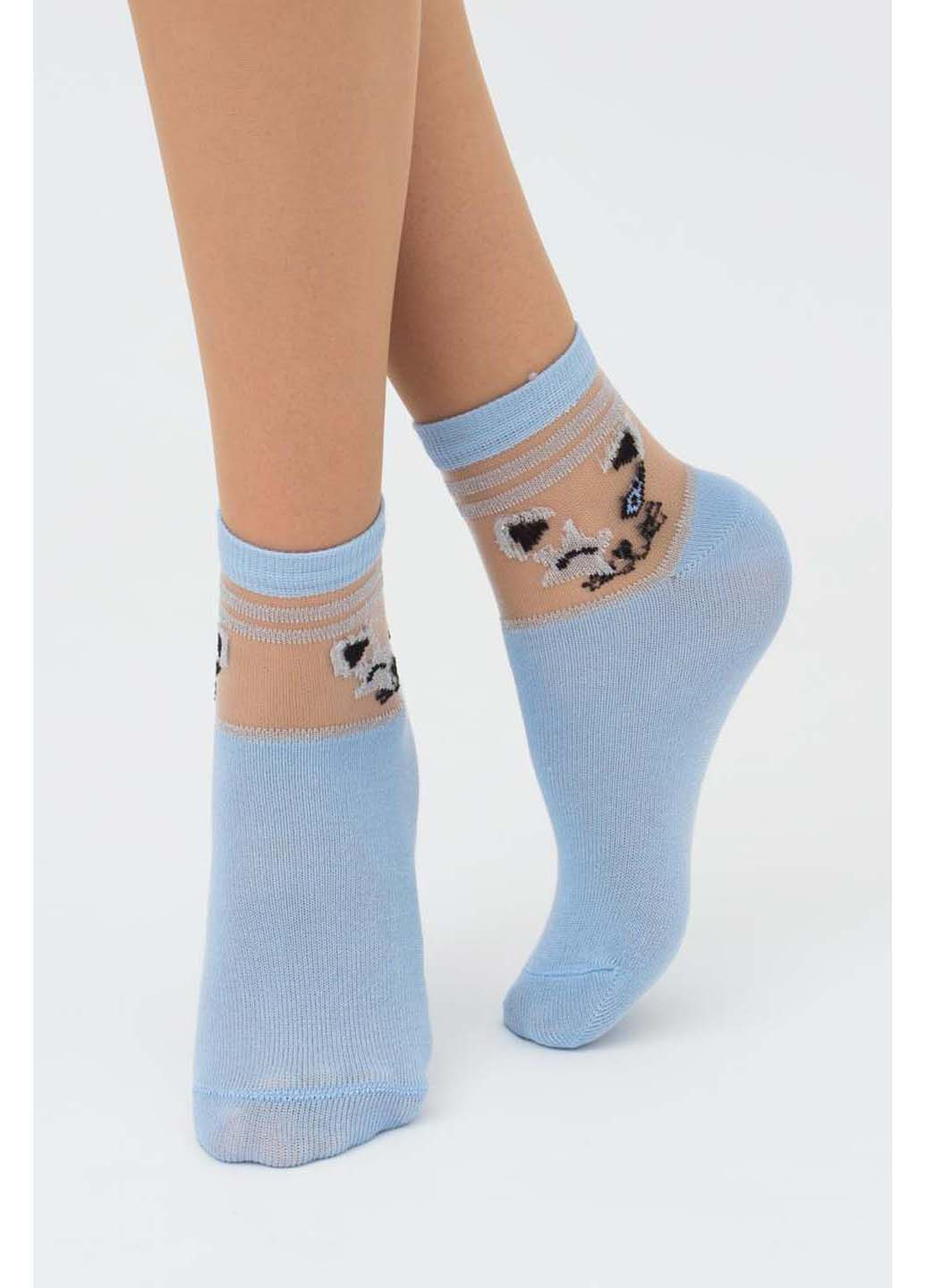 Шкарпетки Giulia блакитні кежуали