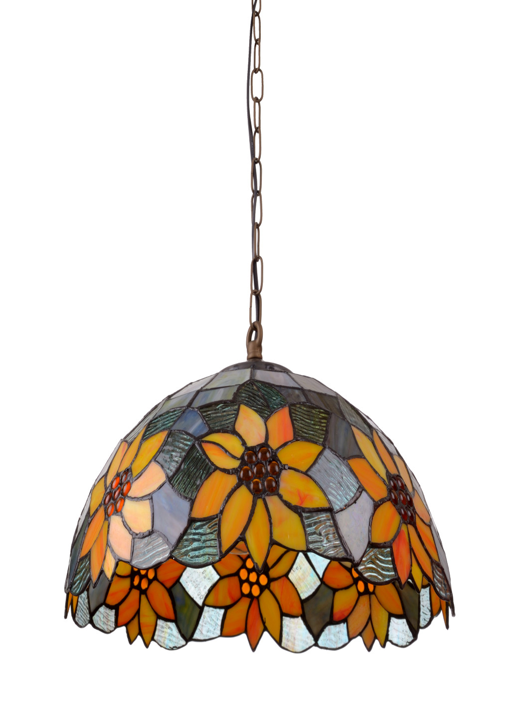 Люстра Тіффані на дві лампочки BR-653S/16-2 E27 Brille (242444966)