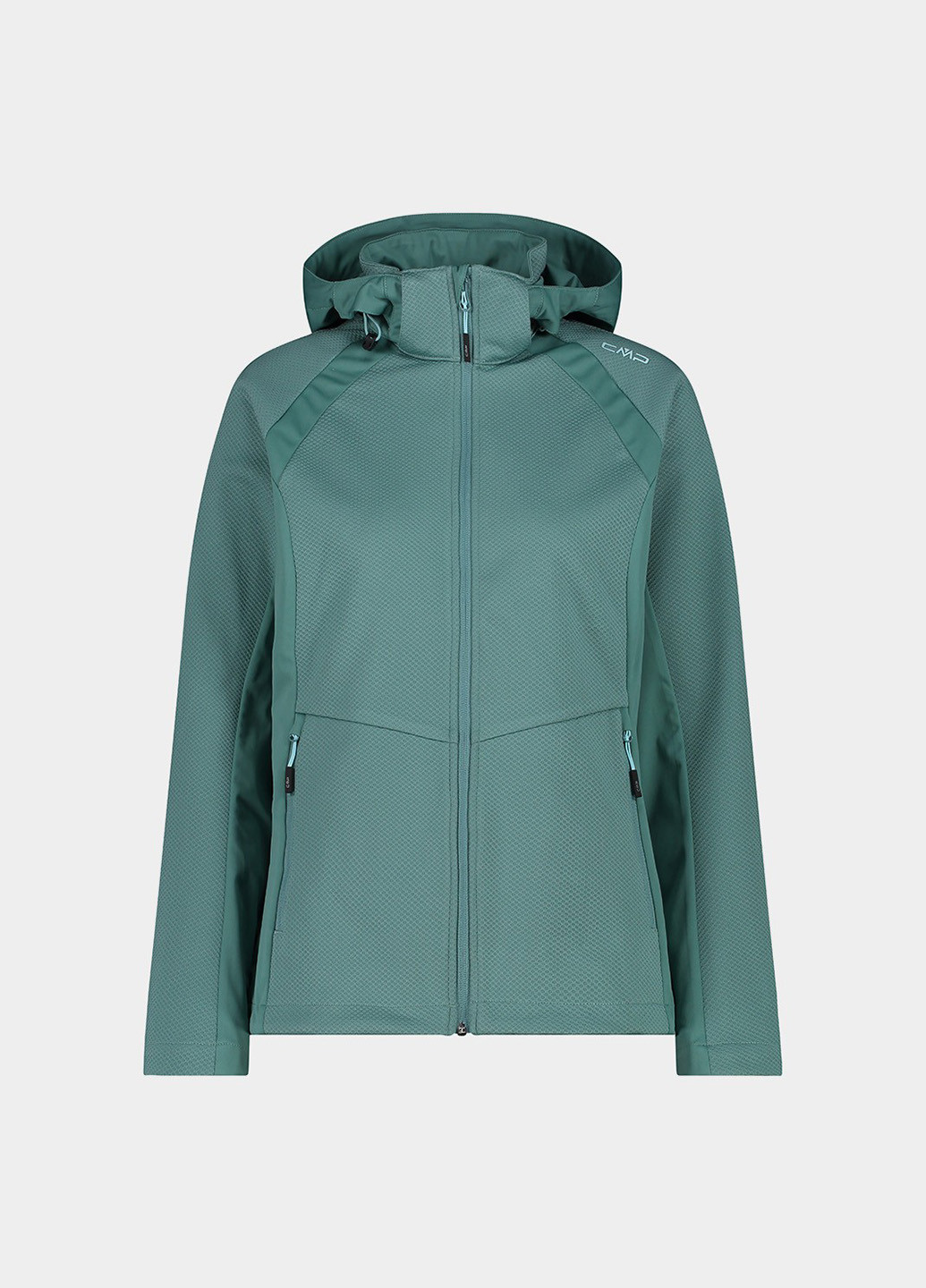 Бирюзовая демисезонная куртка CMP WOMAN JACKET ZIP HOOD