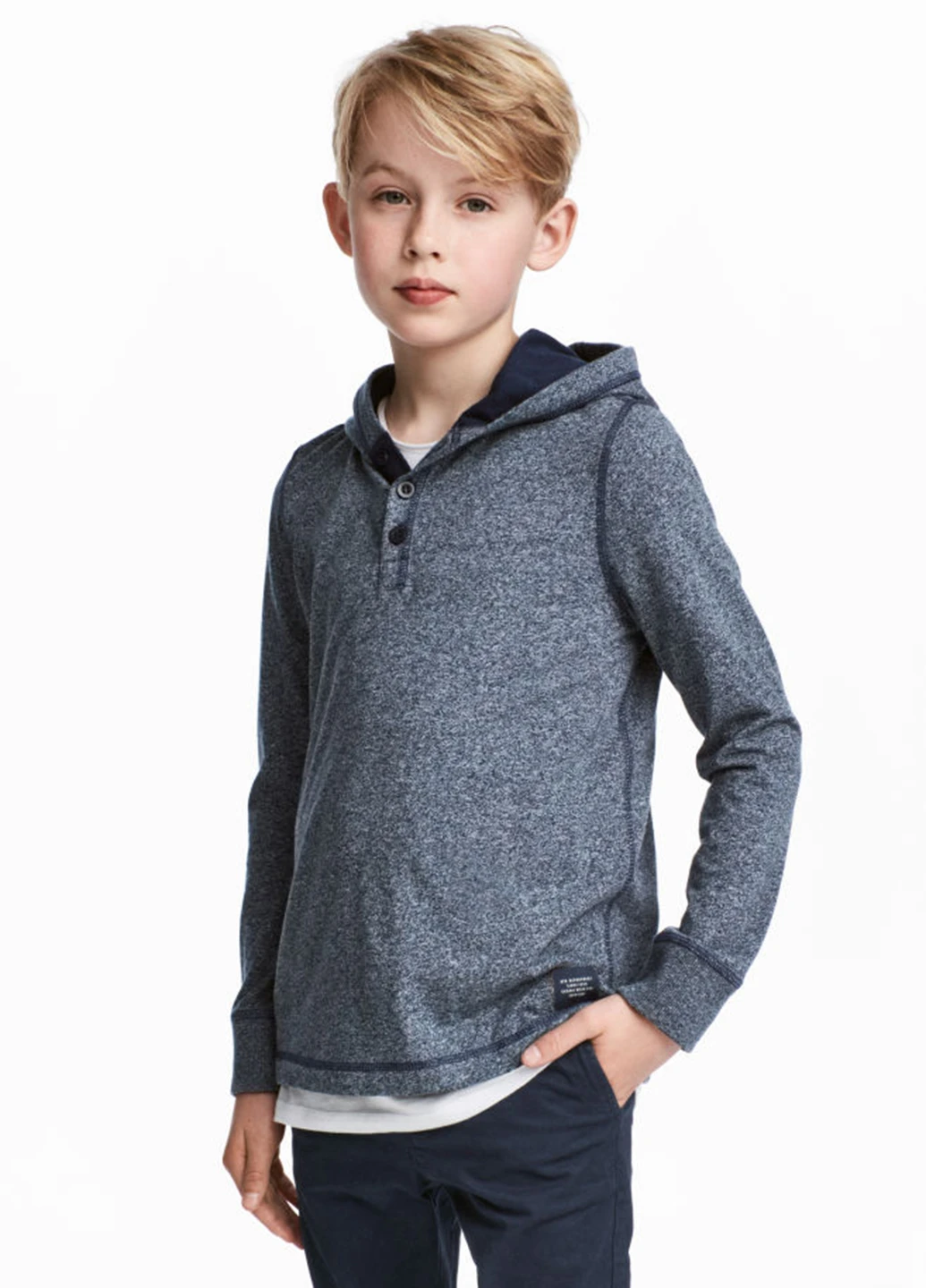 Лонгслів з капюшоном H&M (88370344)