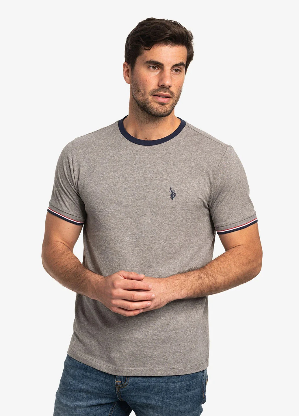 Сіра футболка U.S. Polo Assn.