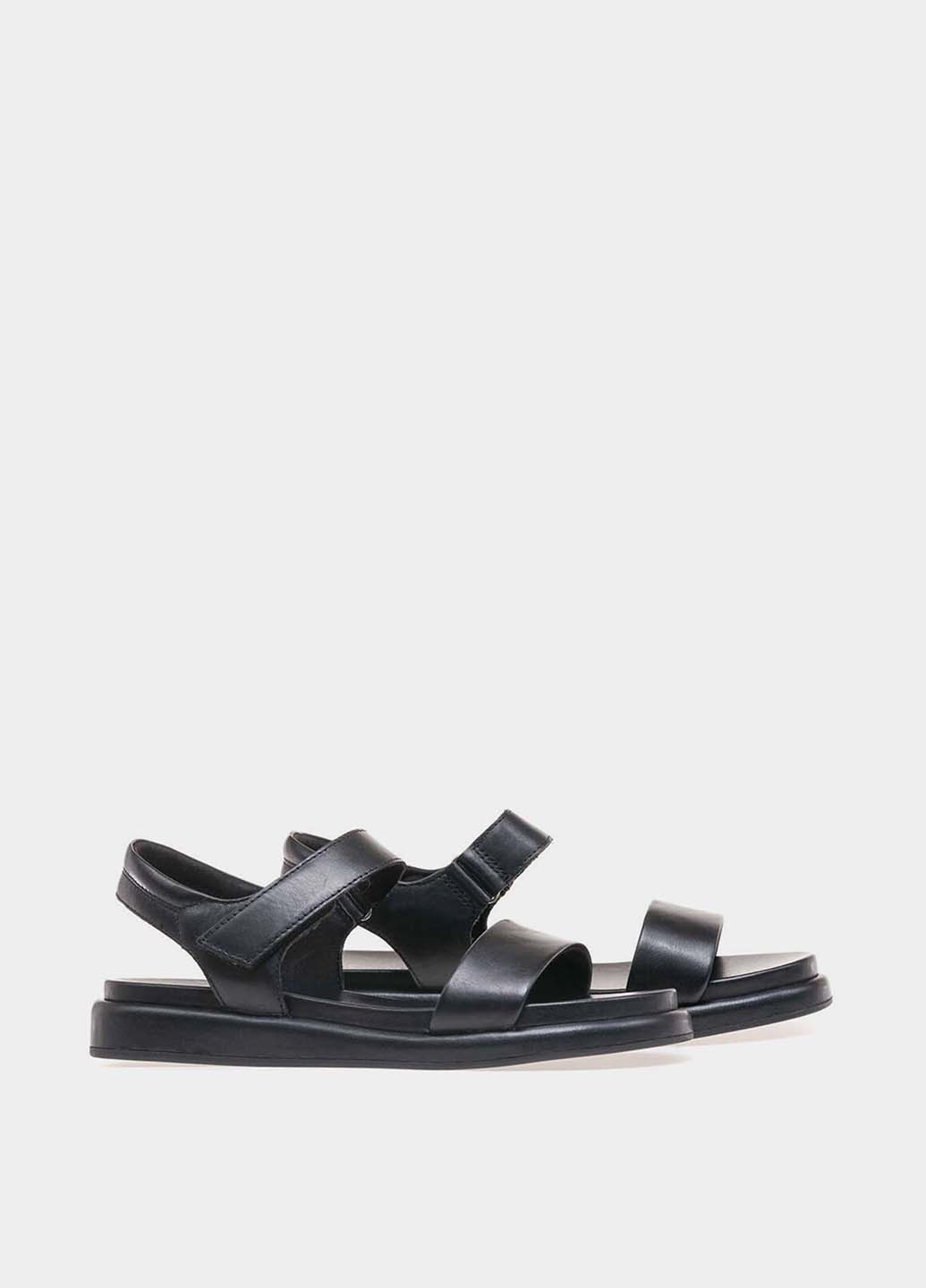 Черные босоножки Marco Tozzi на липучке