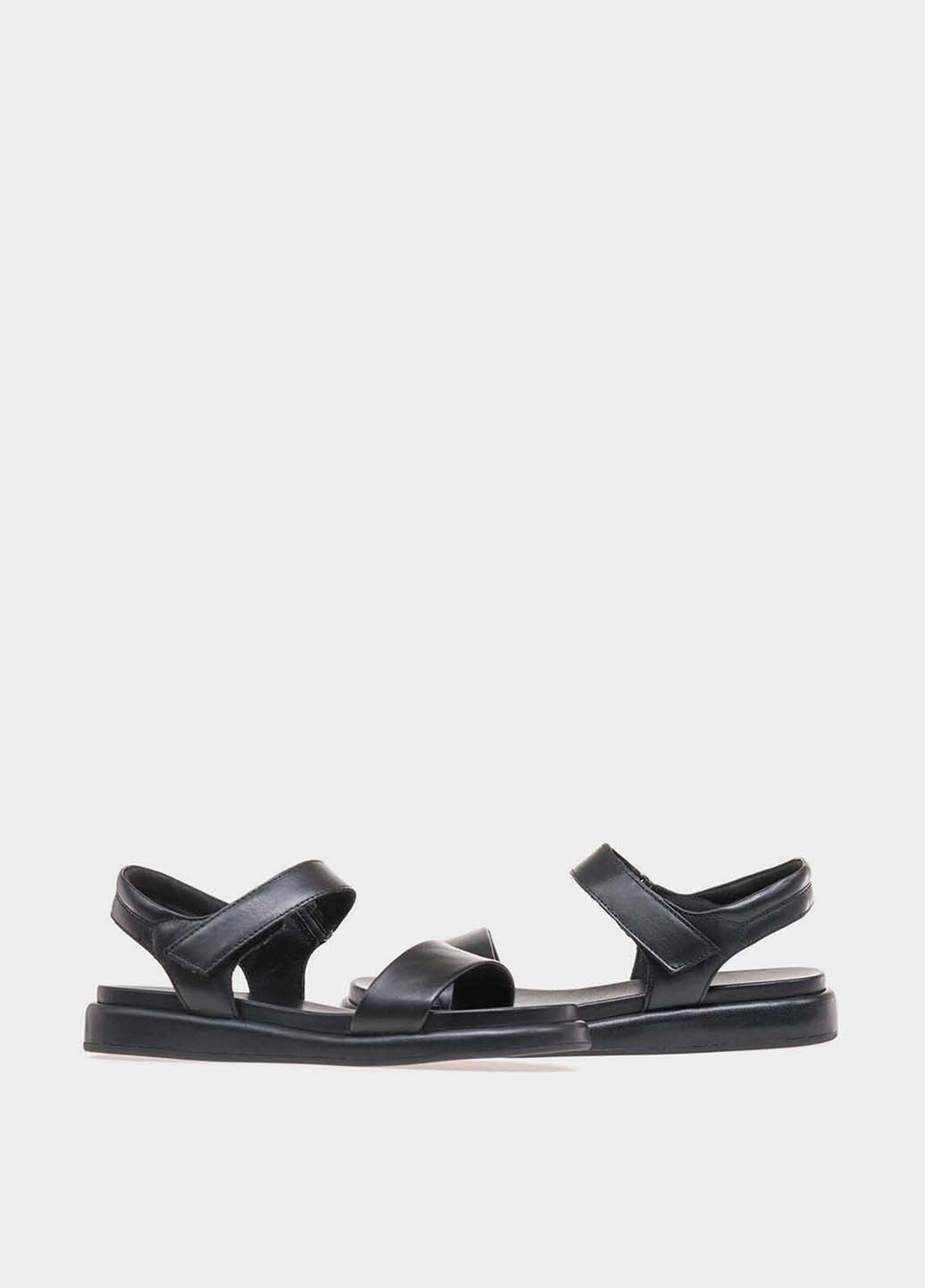 Черные босоножки Marco Tozzi на липучке