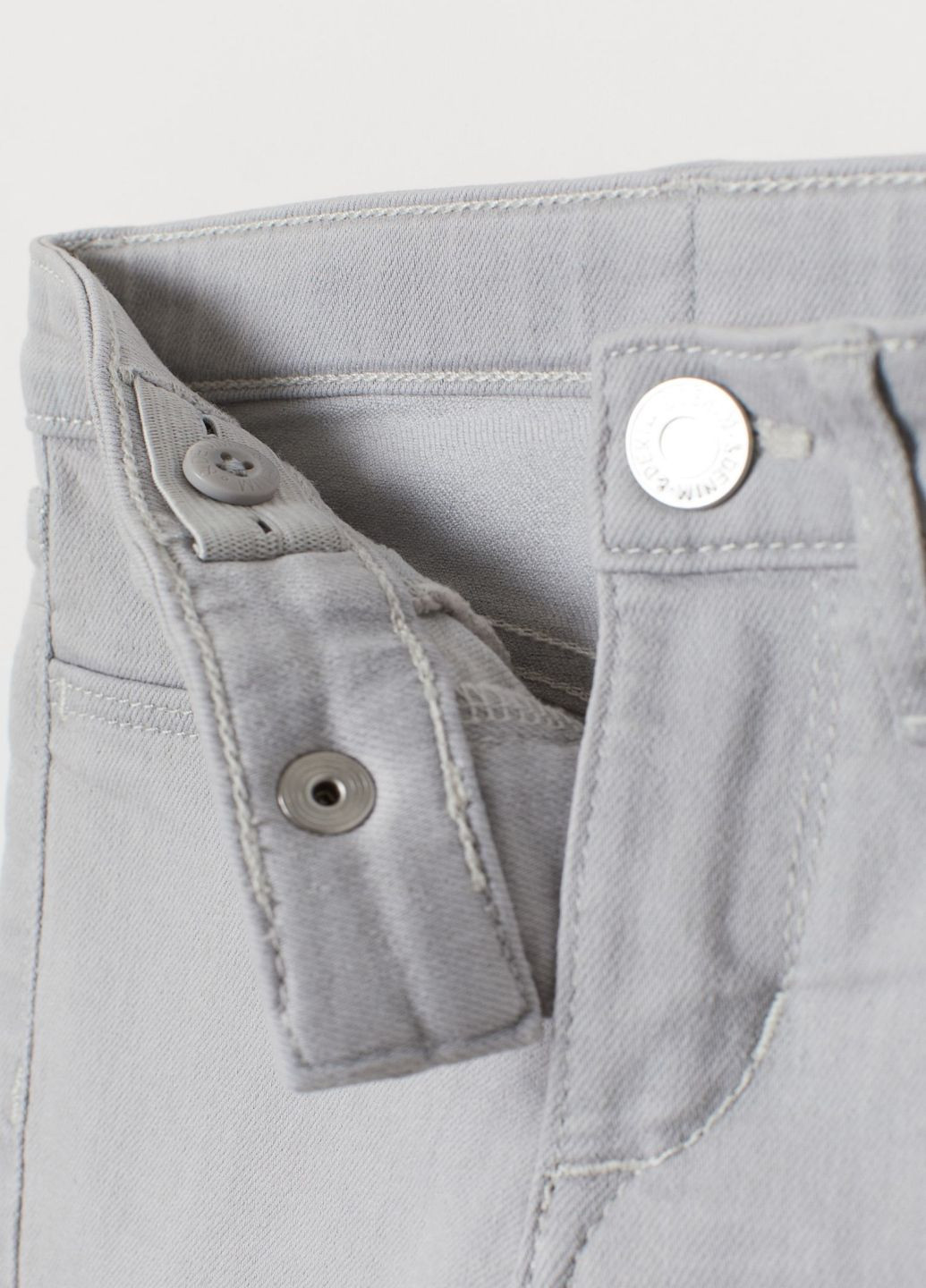Светло-серые летние джинсы H&M