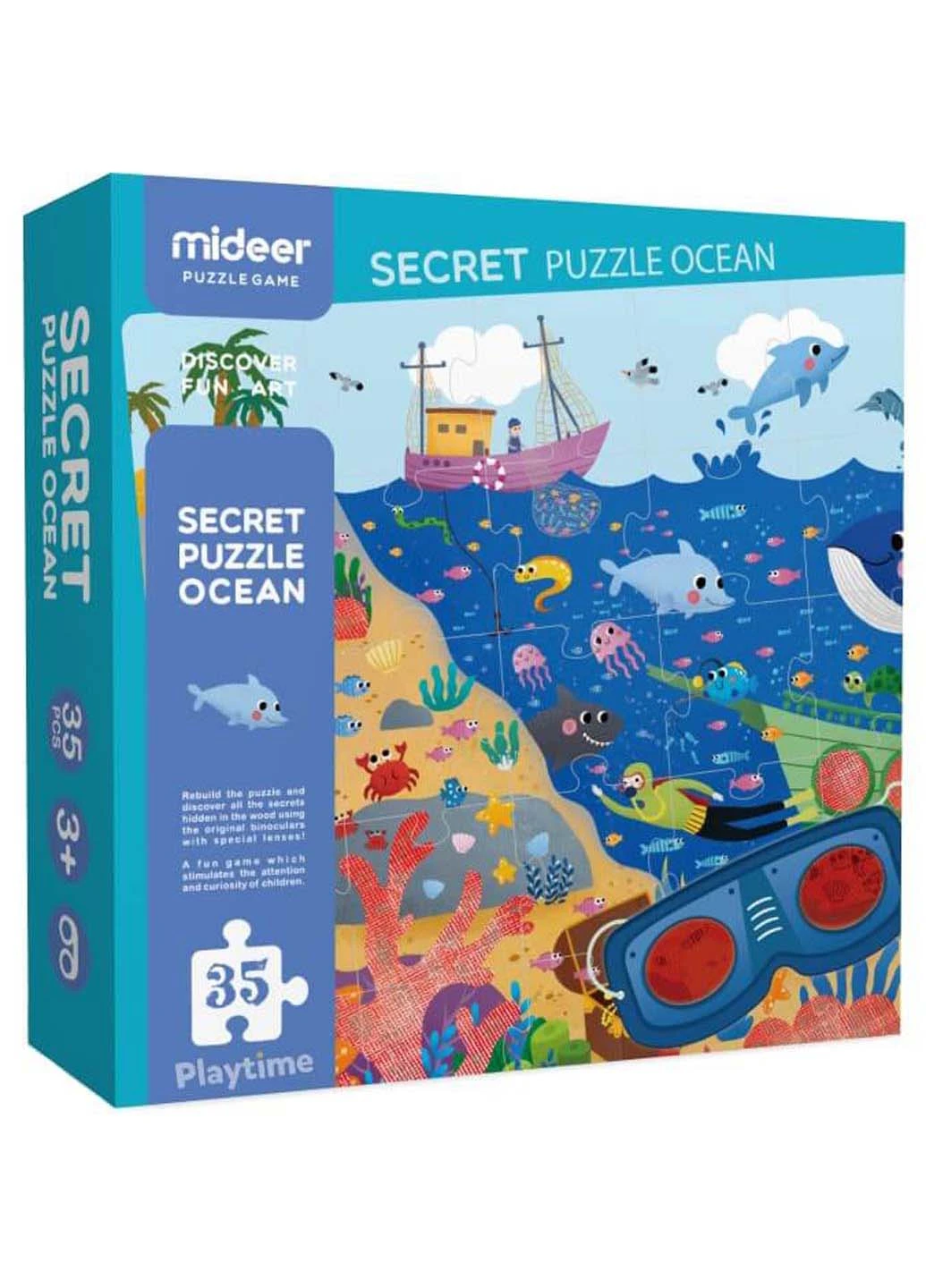 Пазл секрет В океане 35 элементов MiDeer (253257486)