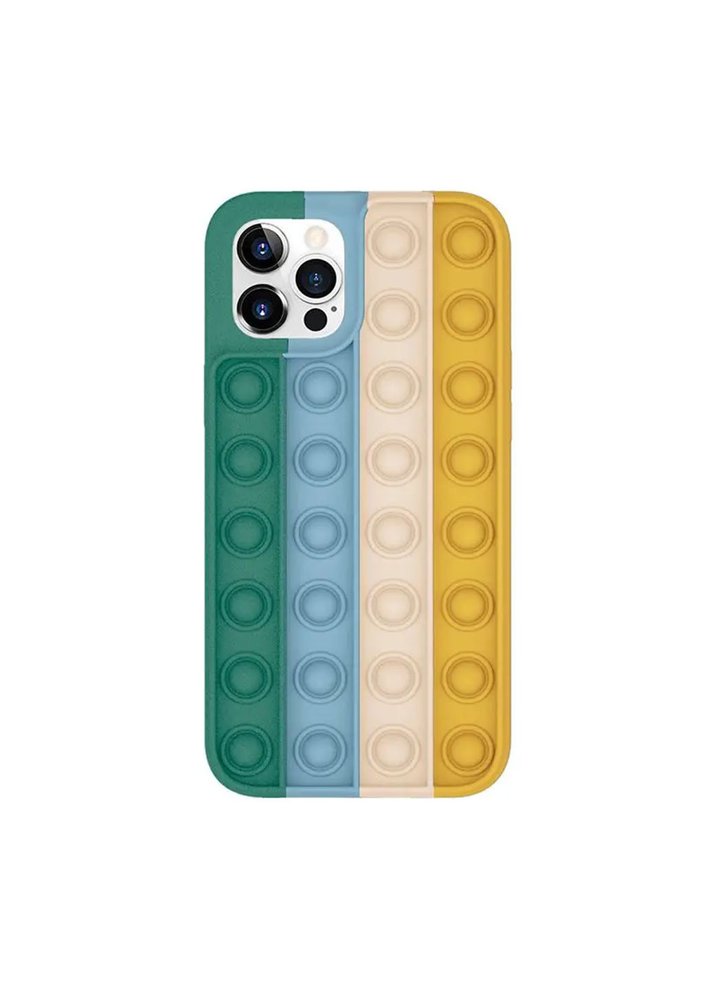 Чехол силиконовый Pop-it Case для iPhone 12/12 Pro зеленый Green ARM (239228653)